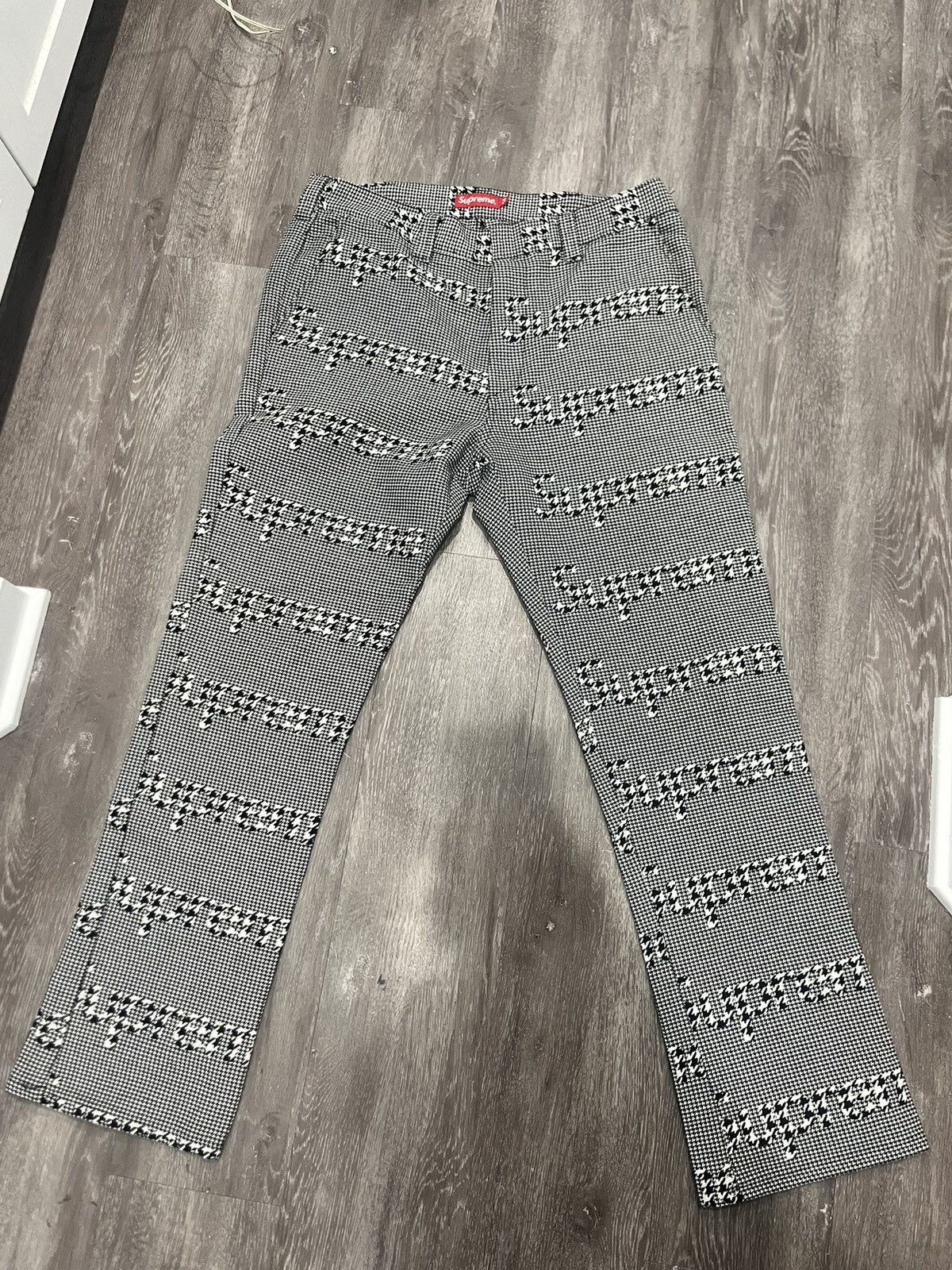 Supreme Supreme Houndstooth pants | Grailed