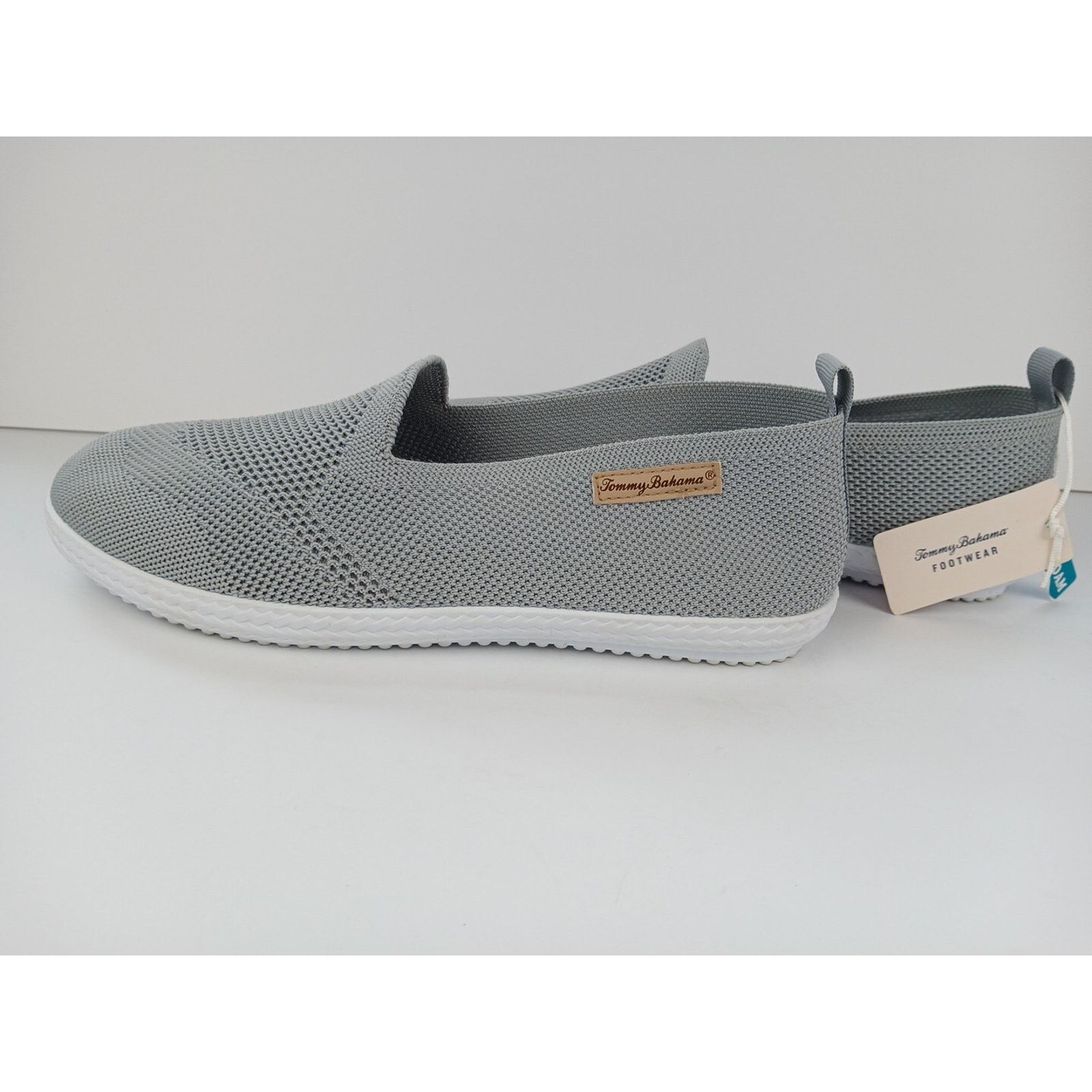 Tommy Bahama Tommy Bahama Gray Knit Slip On Casual Shoes Women’s Sz 9.5 Size US 9.5 / IT 39.5 - 17 Thumbnail
