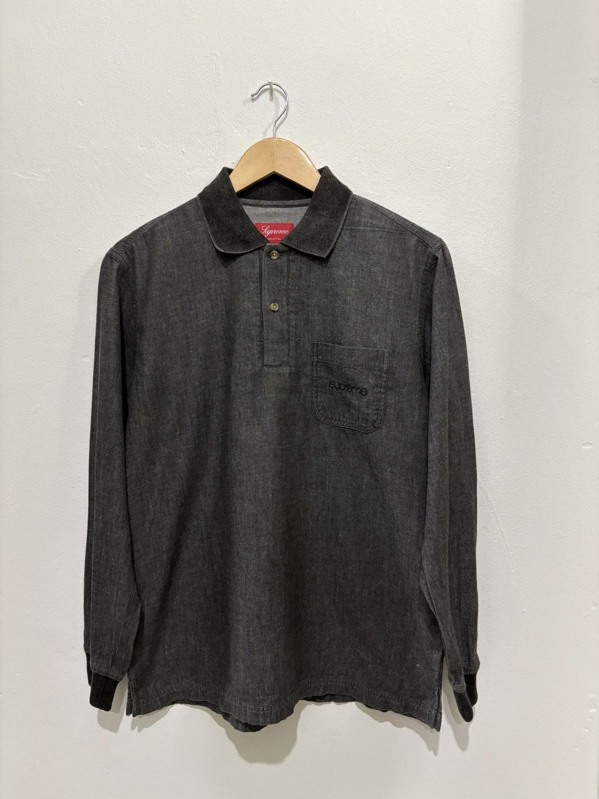 トップス Supreme Bleached Velour L/S Polo Supreme Bleached Velour L/S Polo Magenta Men's - SS21 - US