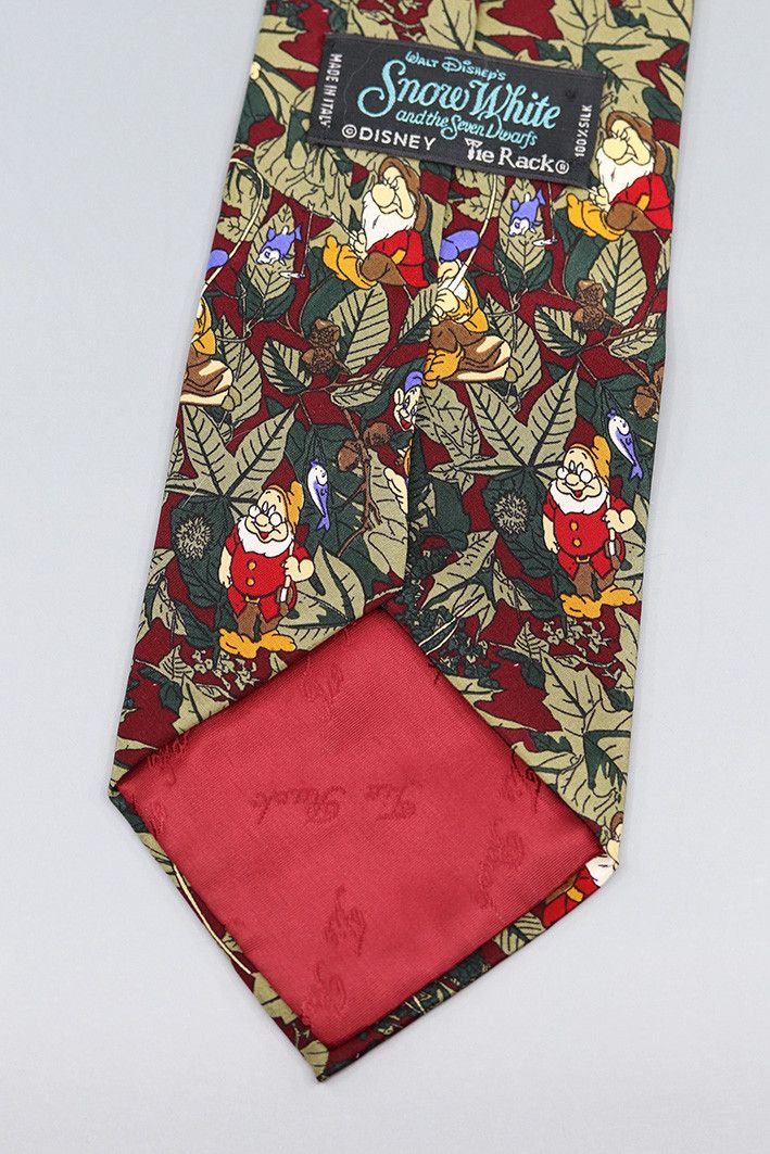 Disney Vintage Disney Silk Tie – Snow White & the Seven Dwarfs Size ONE SIZE - 2 Thumbnail