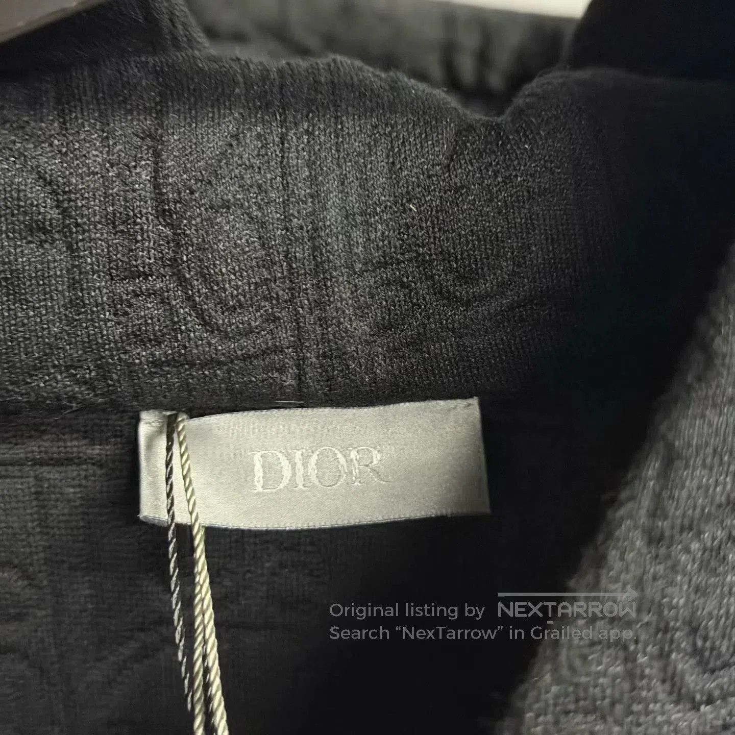 Dior dior black cotton blend hoodie with drawstring. Size US XXL / EU 58 / 5 - 2 Thumbnail