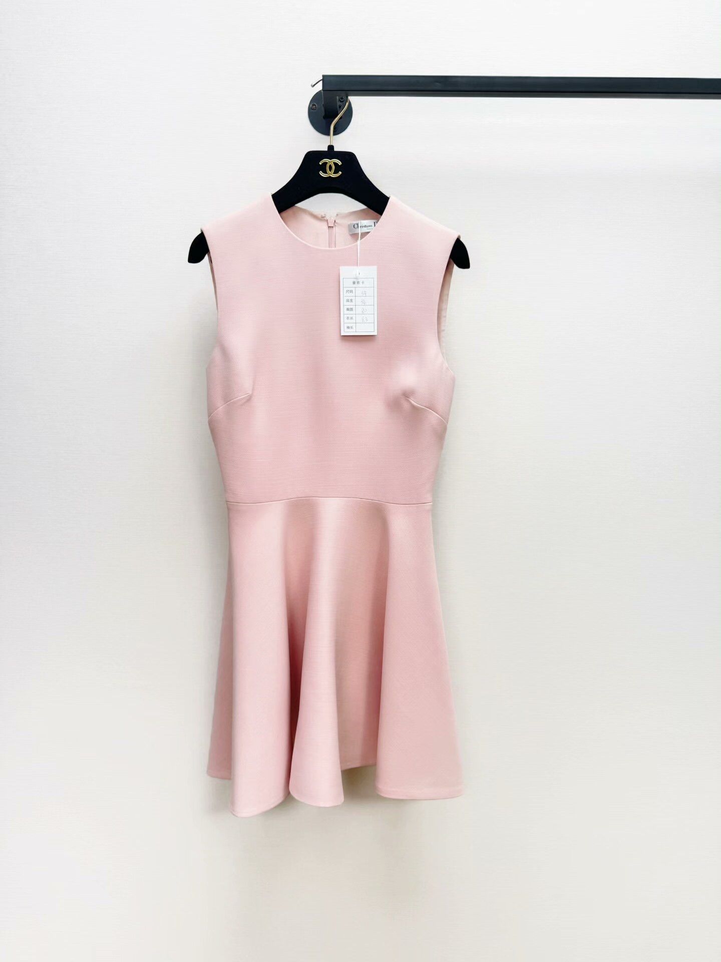 Dior pink sleeveless dress by dior Size US 34 / EU 50 - 1 Thumbnail