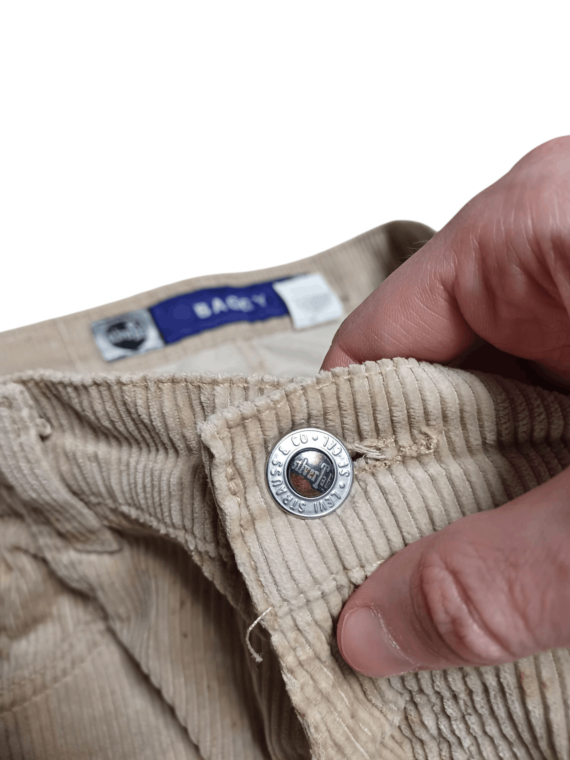 Levi's Vintage Clothing LEVIS SILVER TAB VINTAGE CORDUROY BAGGY PANTS W32 L32 Size US 32 / EU 48 - 4 Thumbnail