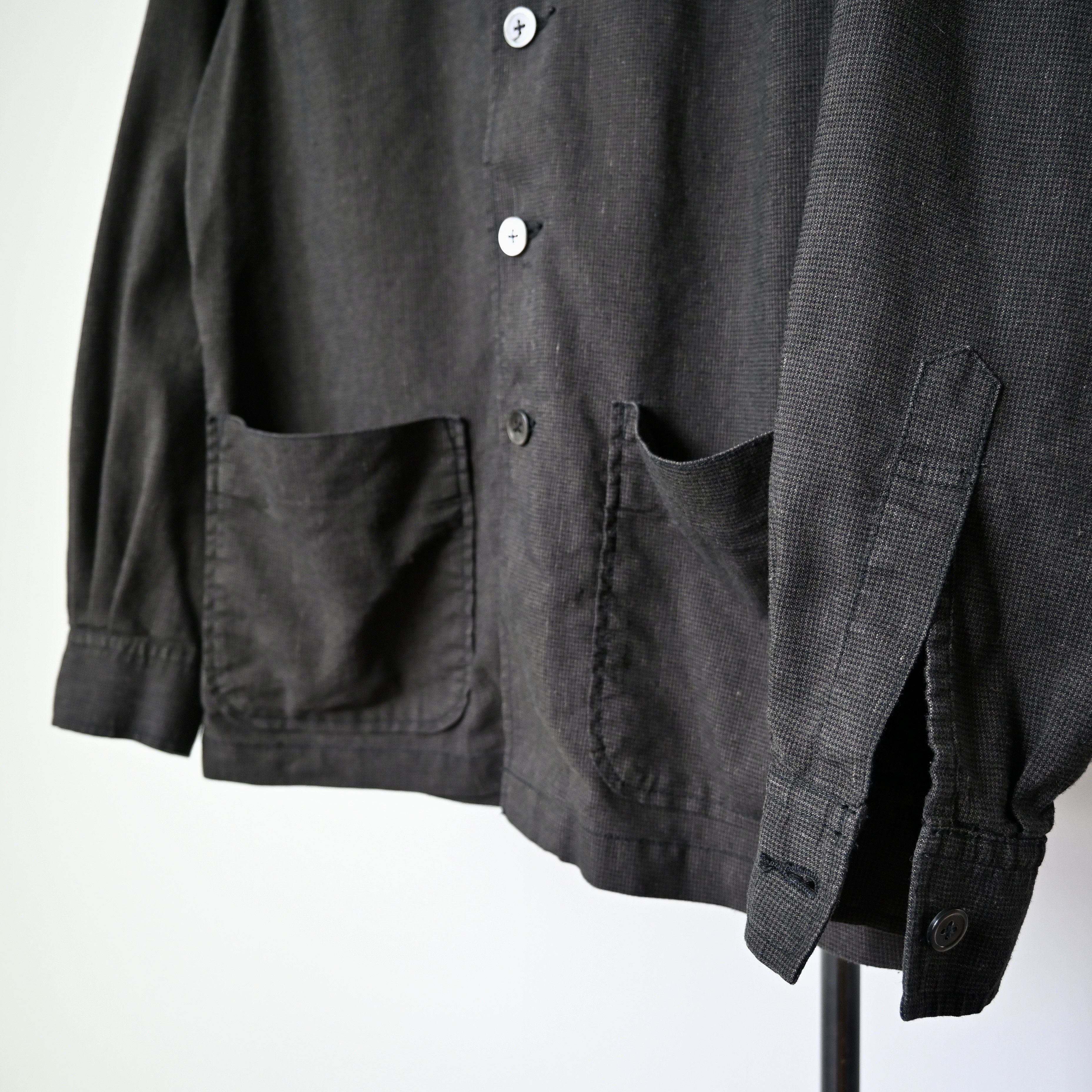 Beams Plus BEAMS Plus linen/rayon blend 2-pocket jacket, houndtooth Size US M / EU 48-50 / 2 - 11 Thumbnail