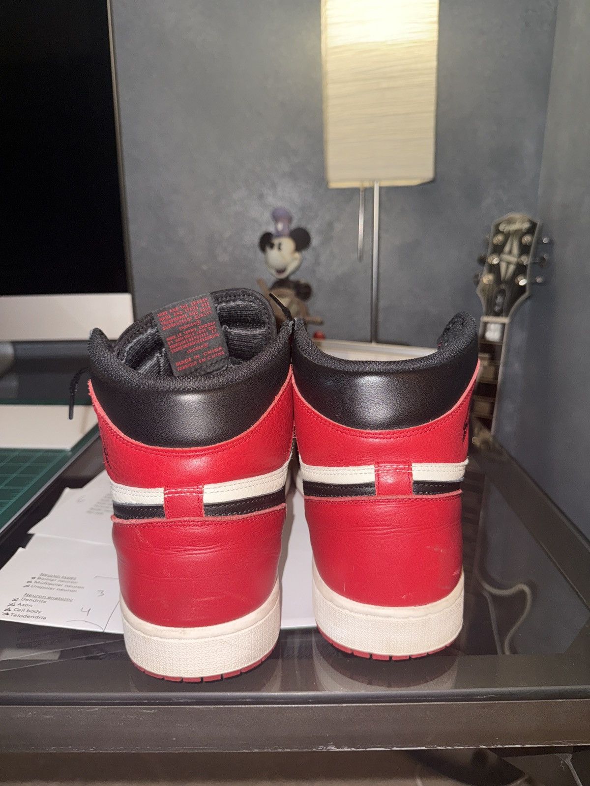 Jordan Brand Jordan 1 Bred Toe Size US 13 / EU 46 - 6 Thumbnail