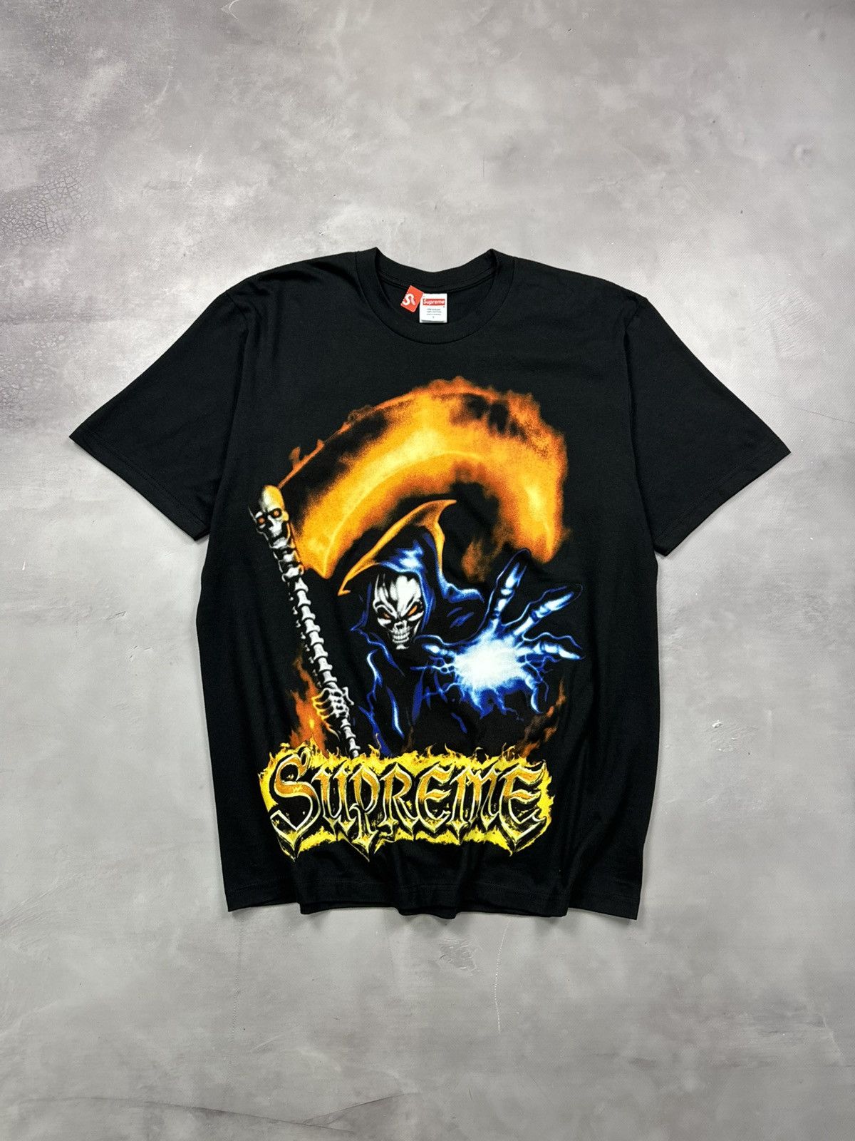 Supreme Ss26 Supreme Grim Reaper Tee Size US L / EU 52-54 / 3 - 1 Thumbnail