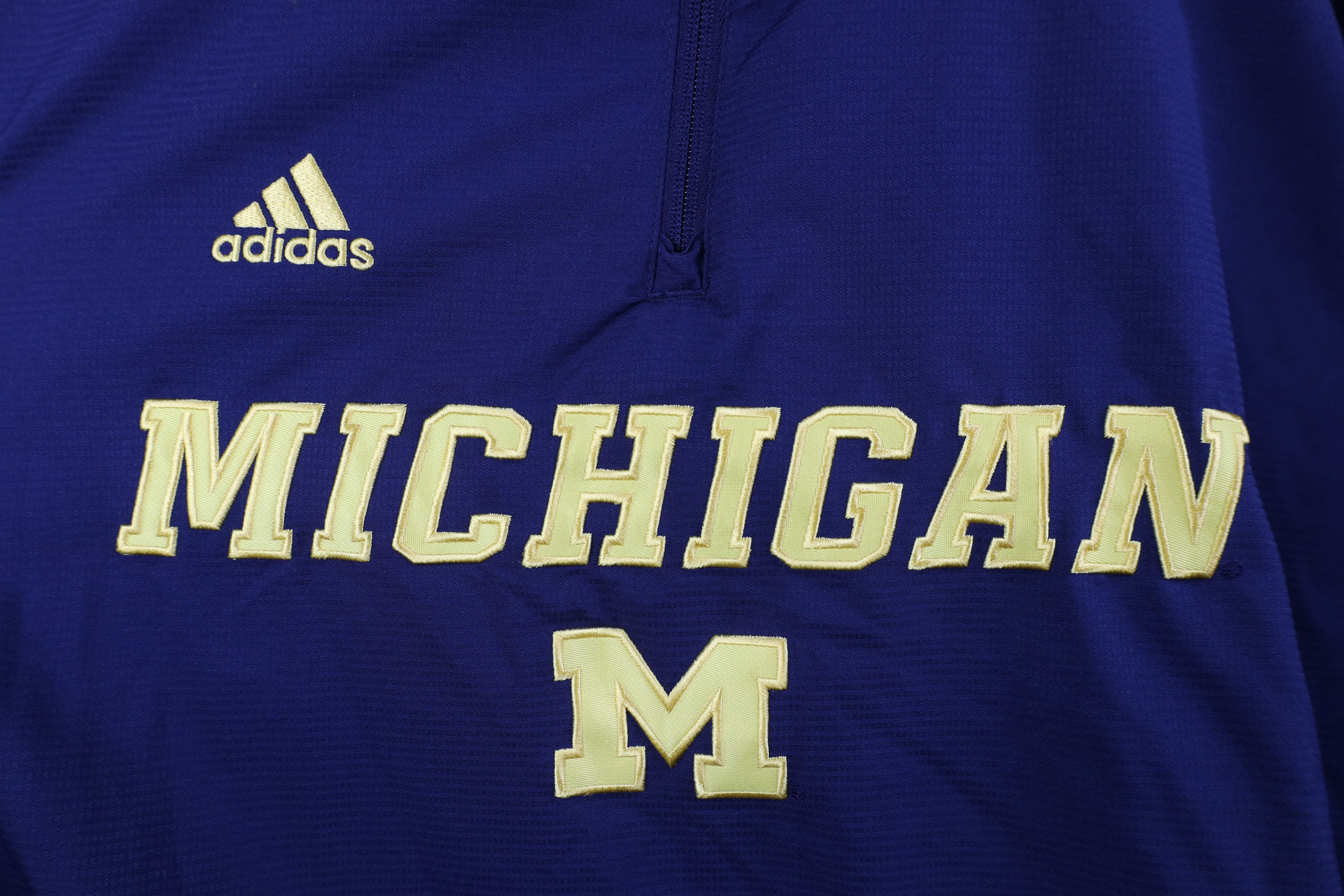 Adidas Adidas University of Michigan Football Windbreaker Jacket Size US XXL / EU 58 / 5 - 4 Thumbnail