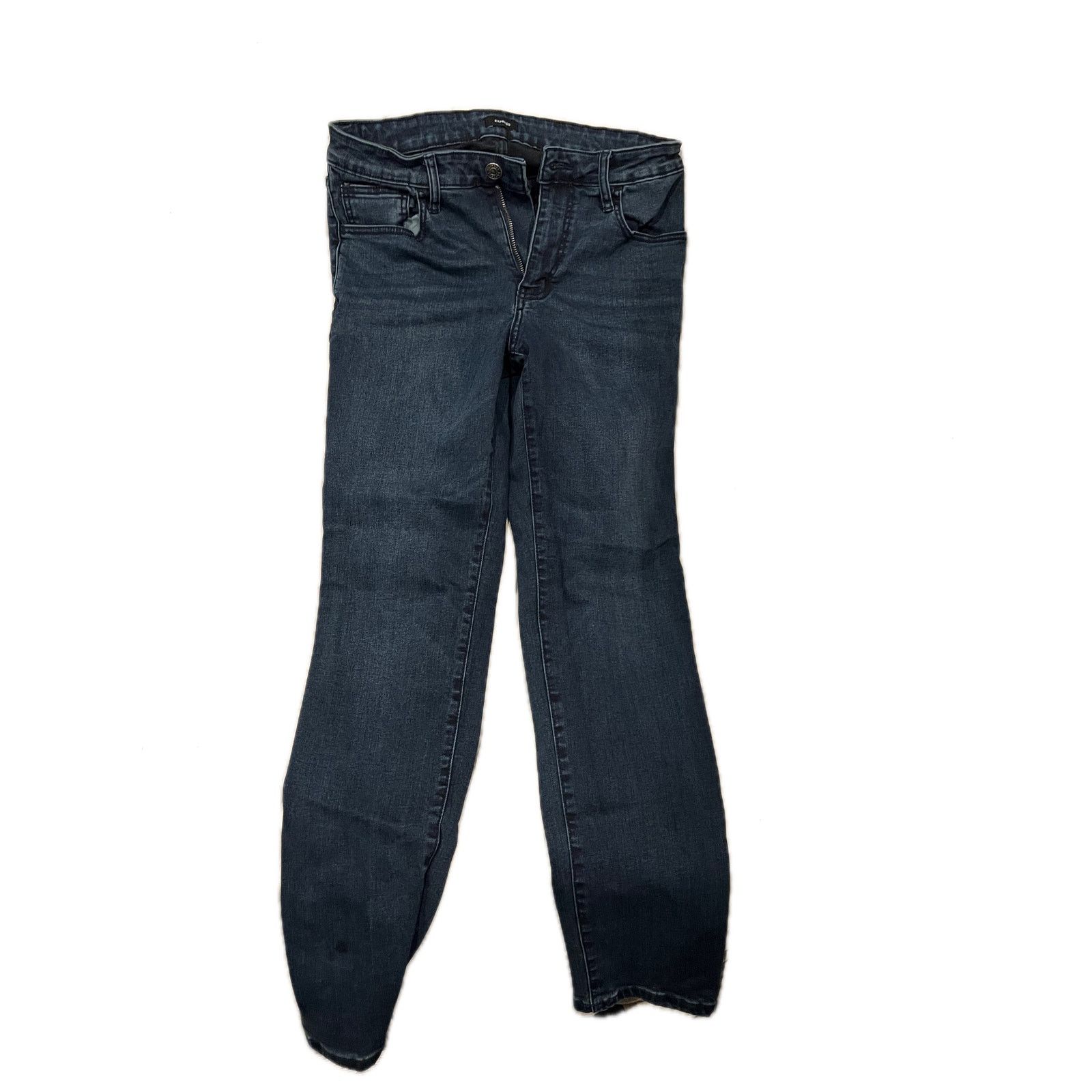 Express Express Straight Leg Dark Blue Jeans Mens 32x32 Size US 32 / EU 48 - 1 Thumbnail