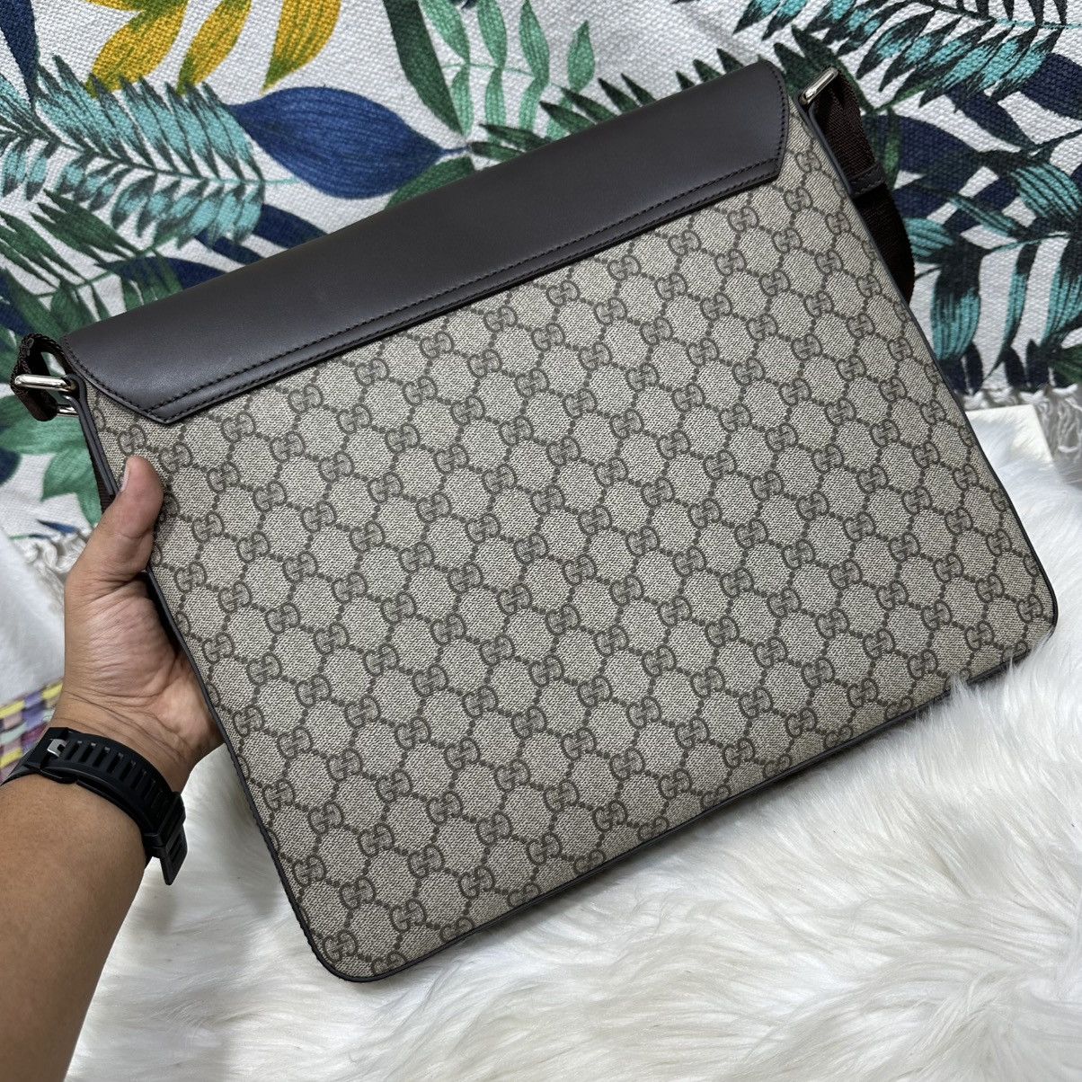 Gucci Authentic GUCCI GG Supreme Messenger Bag Size ONE SIZE - 9 Thumbnail