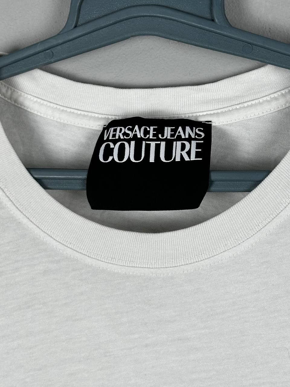 Versace Versace Jeans Couture Logo Luxury White T Shirt Size US XXL / EU 58 / 5 - 5 Thumbnail