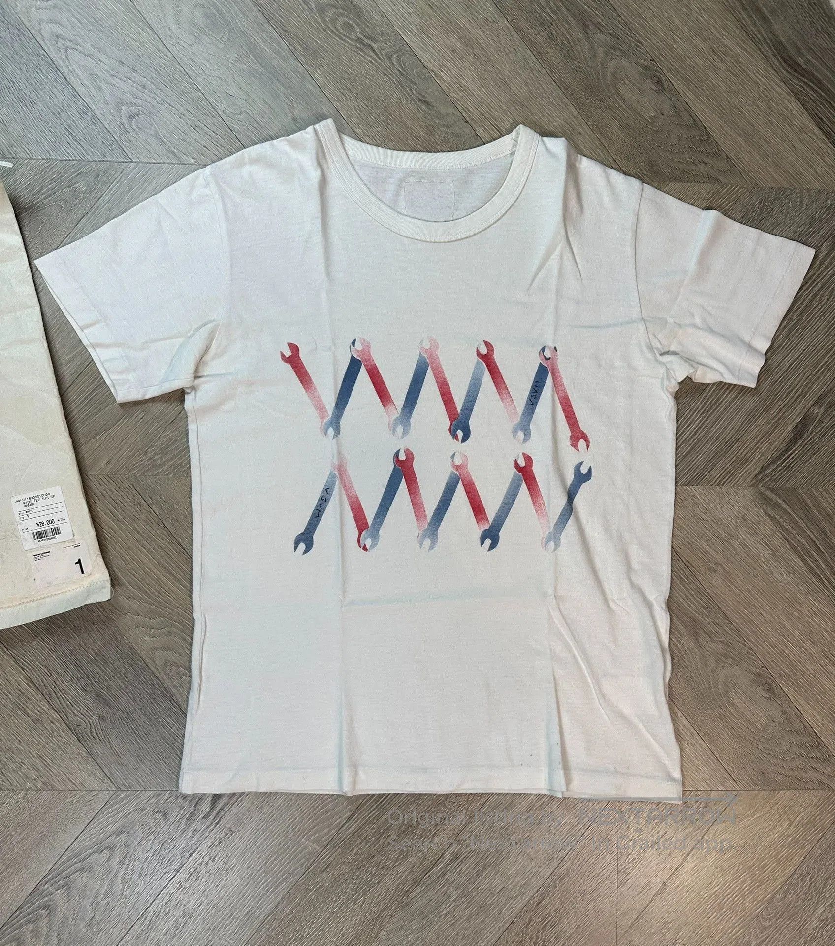 Visvim visvim spot wide tee with unique print. Size US S / EU 44-46 / 1 - 1 Thumbnail