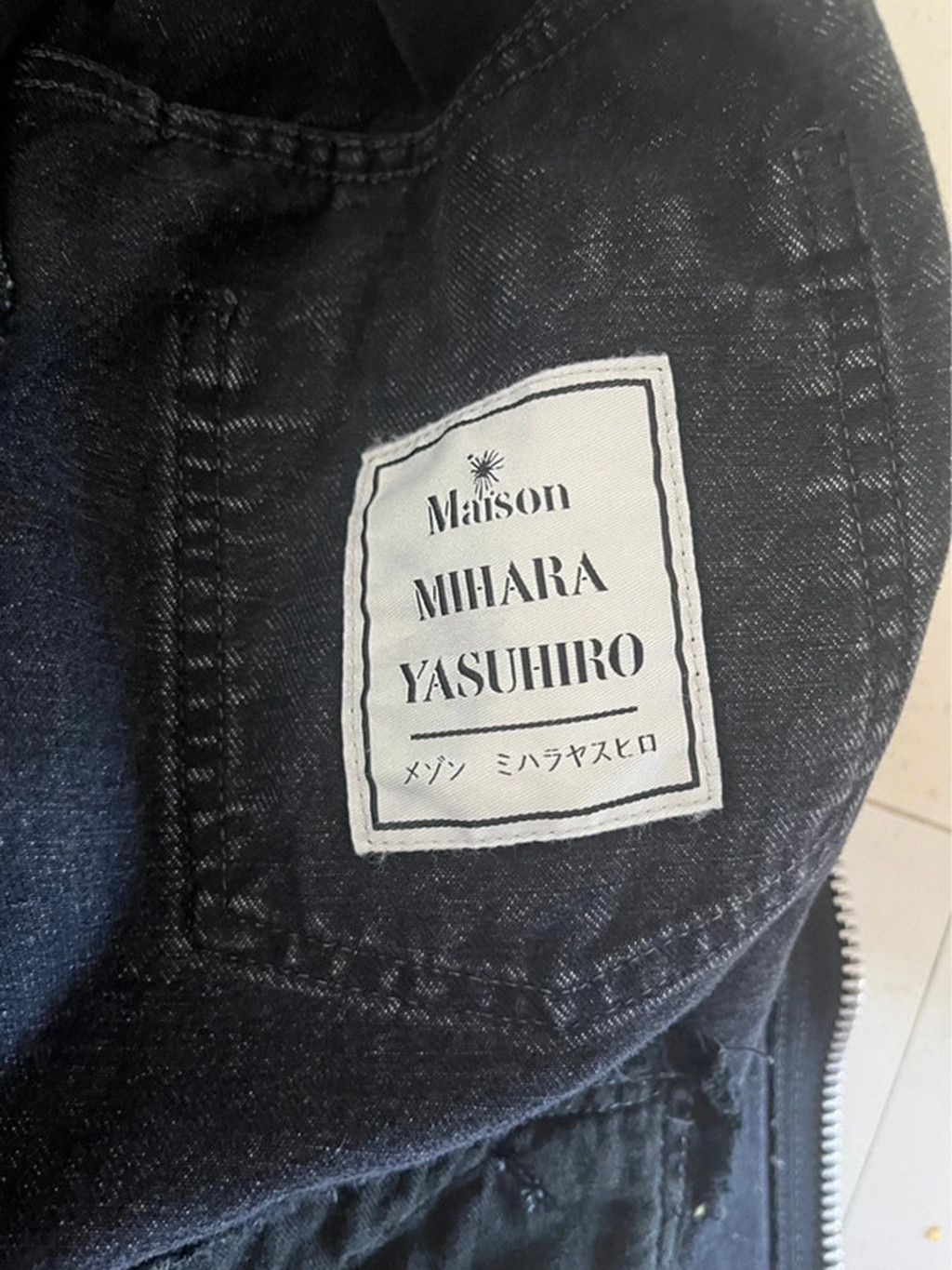 Maison MIHARA YASUHIRO Maison mihara yasuhiro double denim jacket Size US M / EU 48-50 / 2 - 6 Thumbnail