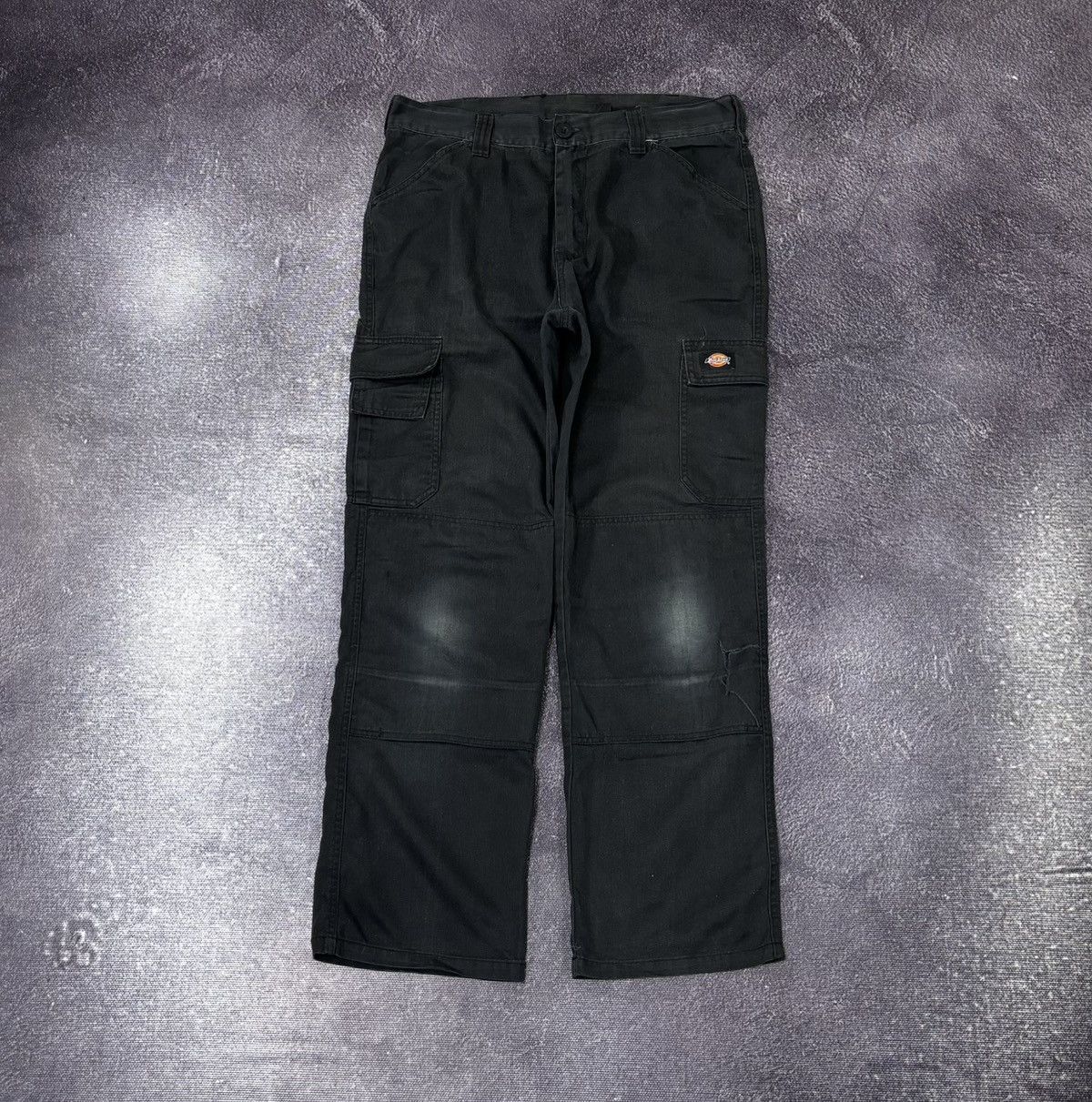 Dickies Vintage Dickies Black Work Y2K Hype Baggy Cargo Pants Size US 34 / EU 50 - 1 Thumbnail