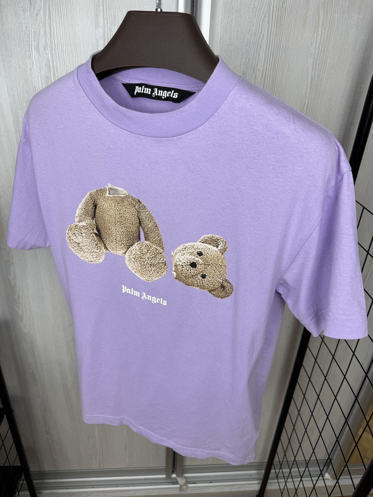 Palm Angels Palm Angels Kill The Bear Lilac Tee Shirt Small Size US S / EU 44-46 / 1 - 8 Thumbnail