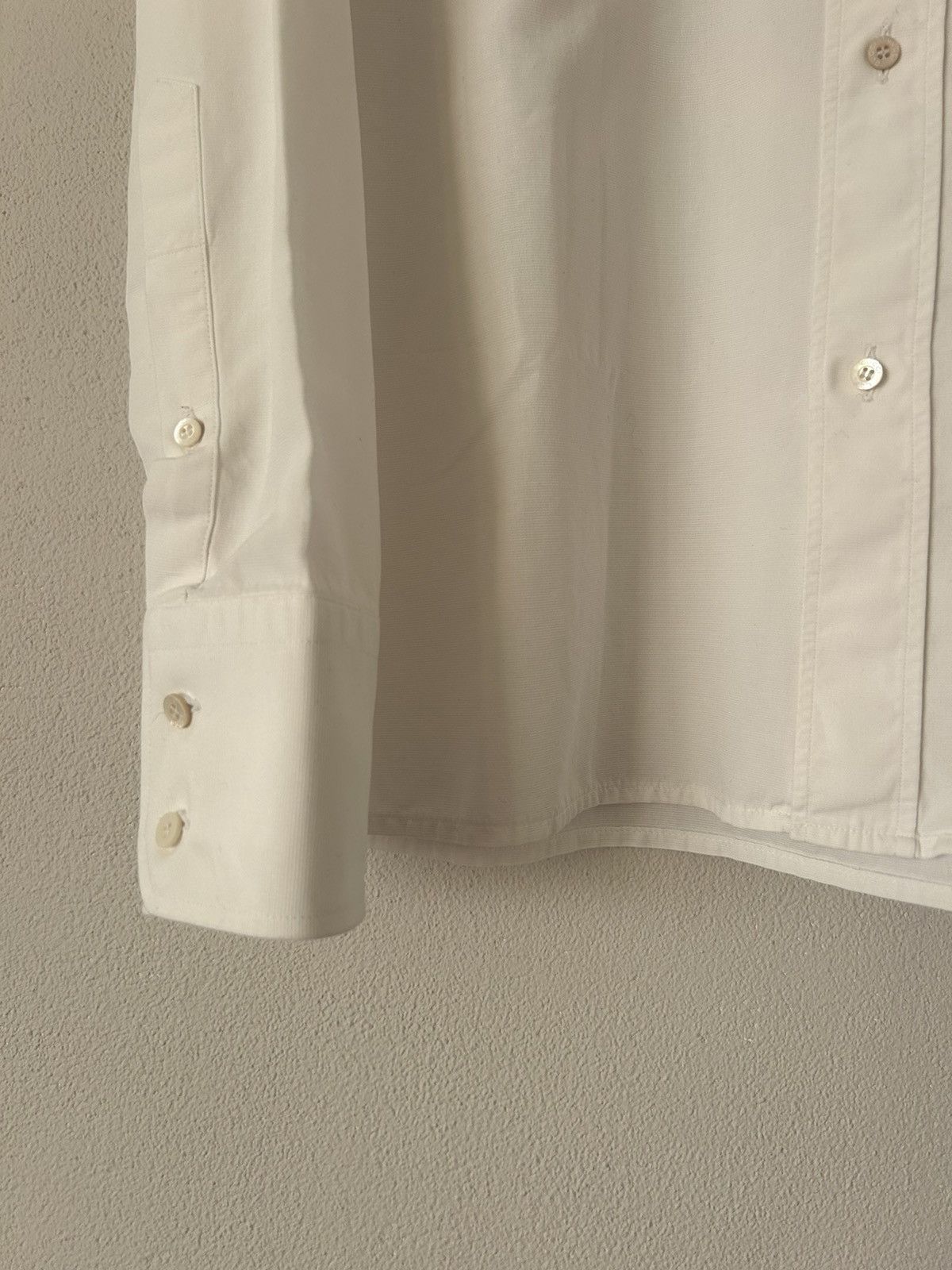 Gucci Gucci Classic White Cotton Shirt - Size 41 (16 1/4) Size US L / EU 52-54 / 3 - 9 Thumbnail