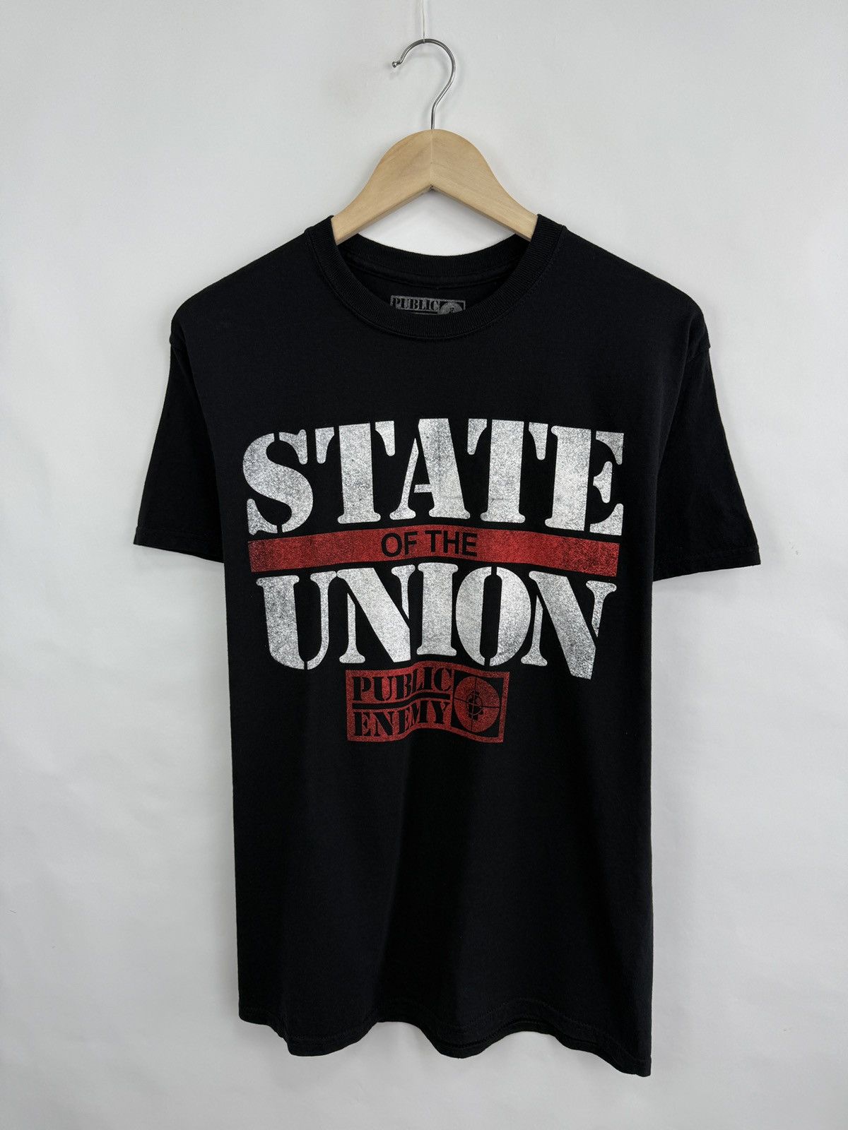 Public Enemy 🇺🇸 Y2K Public Enemy State of the Union STFU Rap Band T-Shirt Size US M / EU 48-50 / 2 - 4 Thumbnail