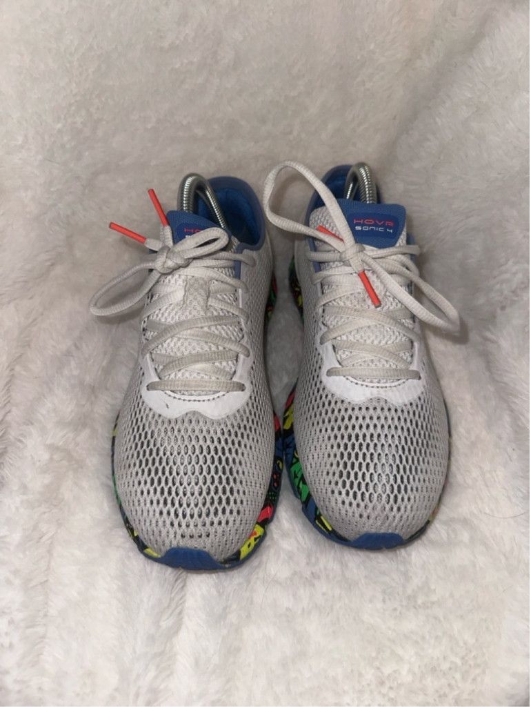 Under Armour Women’s Under Armour Running Shoes Size 8 White Blue Size US 8 / IT 38 - 1 Thumbnail