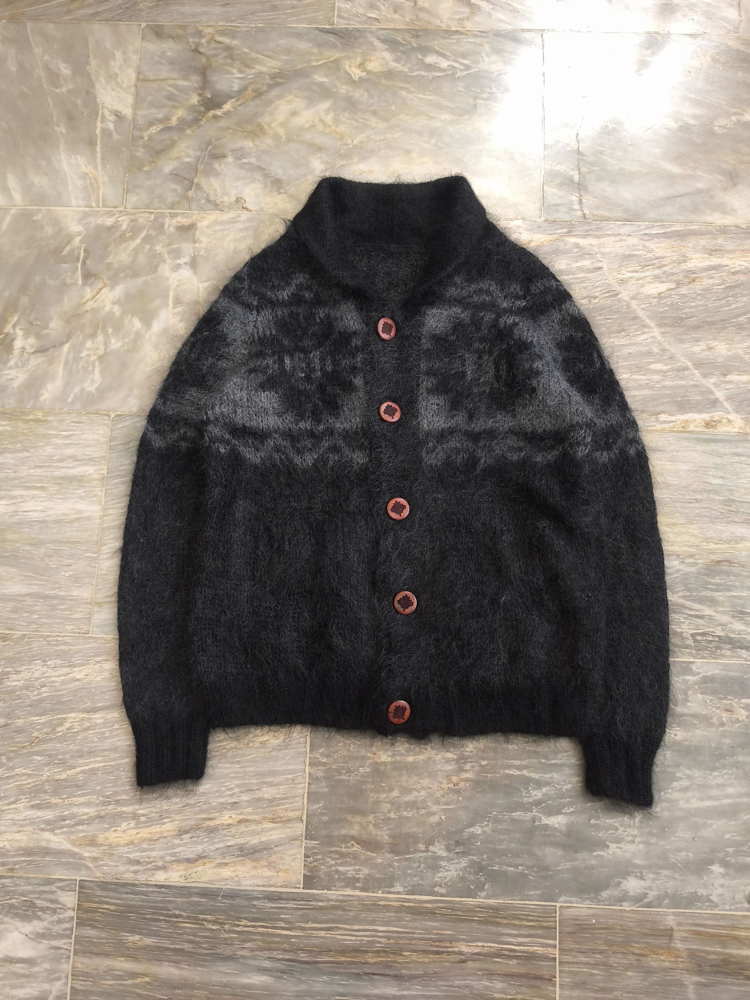 Comme des Garcons AW10 GANRYU Fumito Comme des Garçons Nordic Knit Cardigan Size US S / EU 44-46 / 1 - 1 Thumbnail