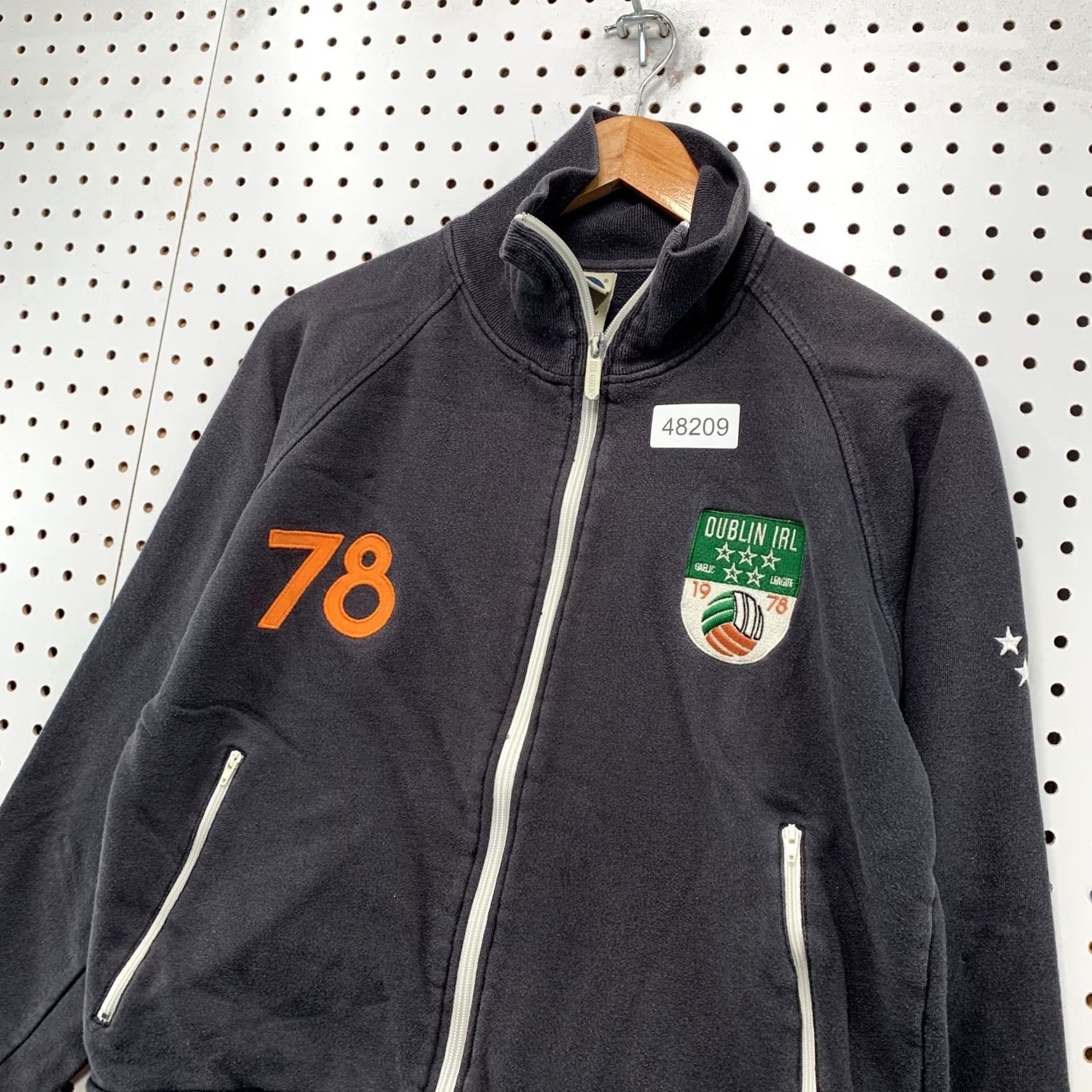 Vintage Blue Marlin Ireland Fleece Jacket Mens Small Black Retro Vintage Dublin 78 Cincinnati? Size US S / EU 44-46 / 1 - 6 Thumbnail