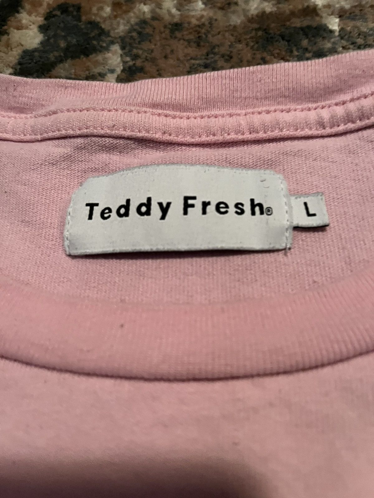 Teddy Fresh Pink Embroidered Logo Pink Teddy Fresh T-Shirt Size US L / EU 52-54 / 3 - 3 Thumbnail