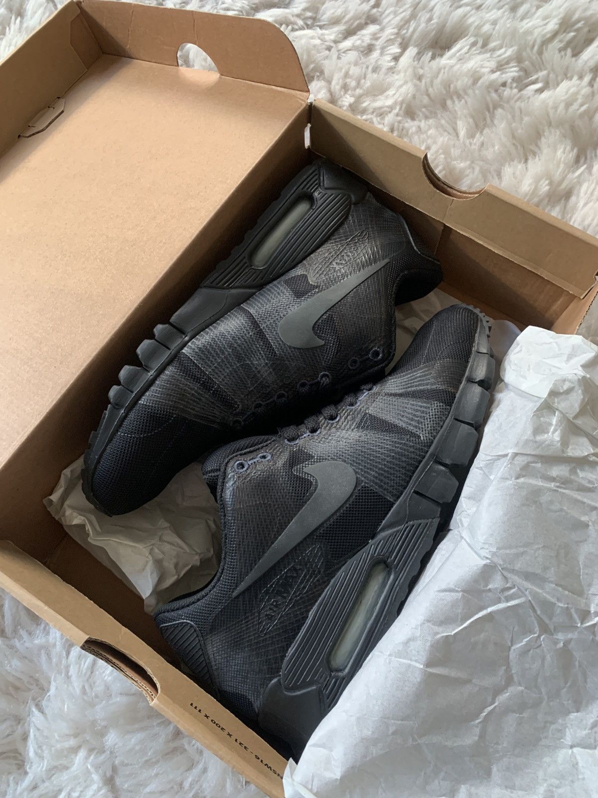 Nike Nike Air Max 90 Current Flywire 2008 Black Size 8 US OG Bo Size US 8 / EU 41 - 10 Thumbnail
