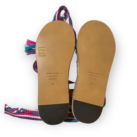Isabel Marant New in Box, Isabel Marant Malay Espadrille Sandals, Size 40E Size US 10 / IT 40 - 3 Thumbnail