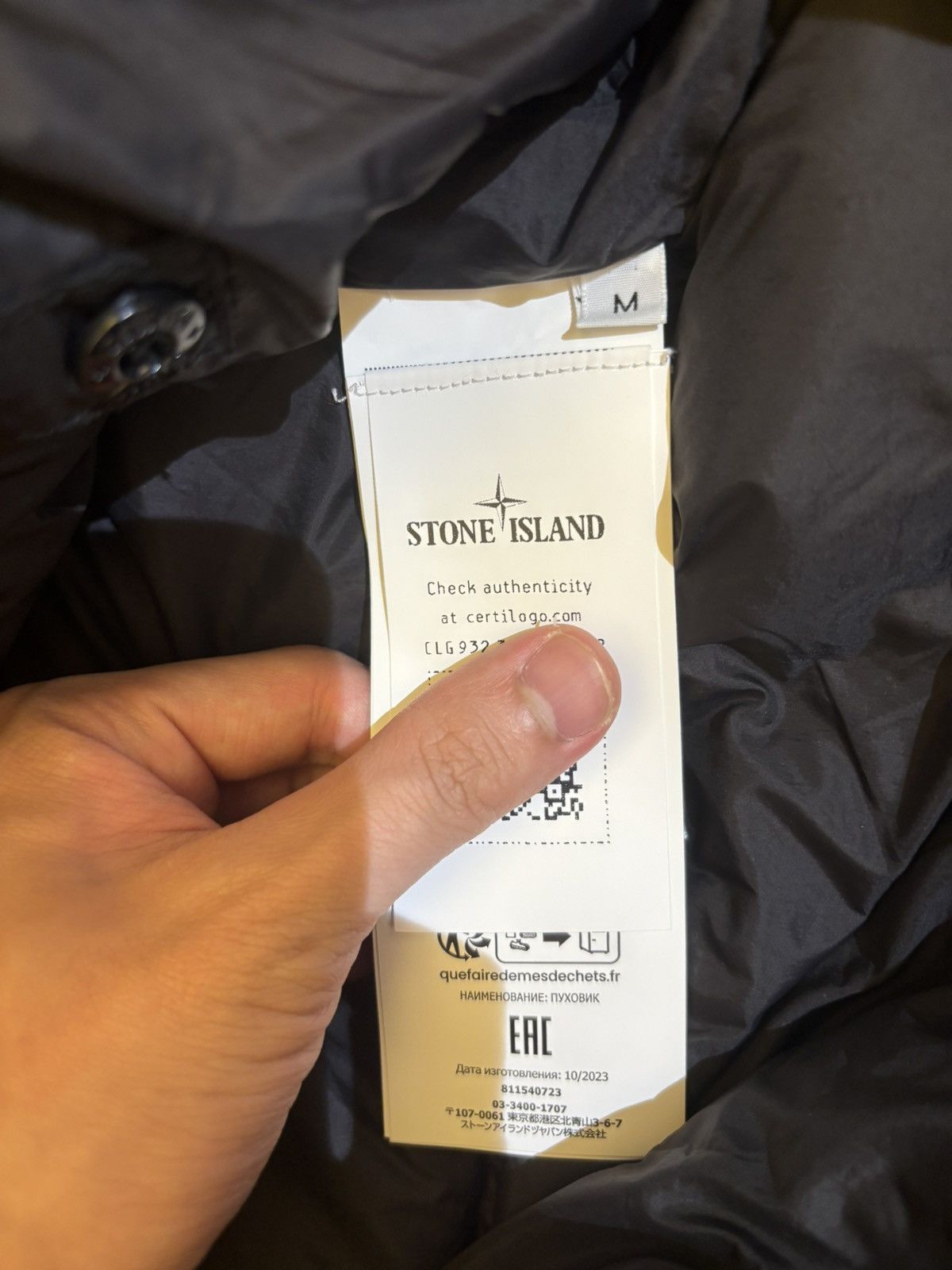 Stone Island Stone Island Garment Dyed Crinkle Reps R-Ny Down Puffer Size US M / EU 48-50 / 2 - 5 Thumbnail