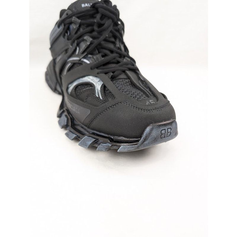 Balenciaga o1rshd1 Track Low-Top Sneakers in Faded Black Size US 12 / EU 45 - 5 Thumbnail