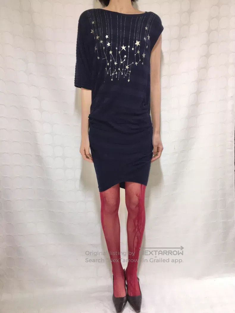 Vivienne Westwood Vivienne Westwood Asymmetric Star Knit Dress Size S / US 4 / IT 40 - 1 Thumbnail