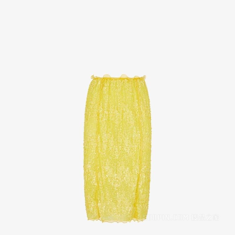 Fendi o1loc1c0824 Skirt in Yellow Size 27" / US 4 / IT 40 - 1 Thumbnail