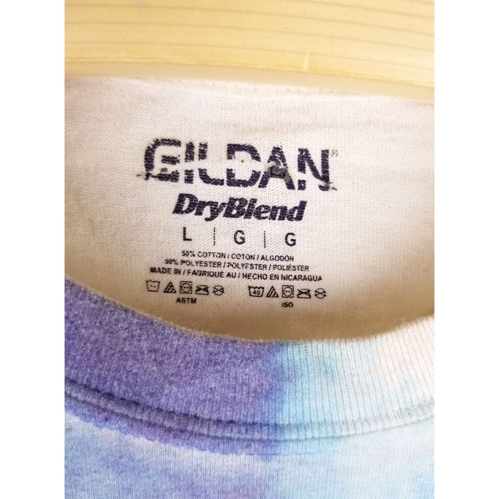 Gildan VINTAGE Y2K DJ CAT ALL OVER PRINT WHITE COTTON T-SHIRT SZ LARGE Size US L / EU 52-54 / 3 - 3 Thumbnail