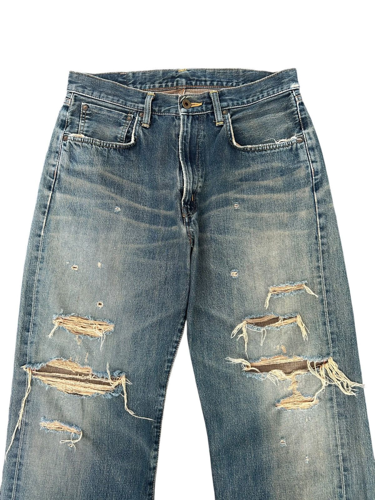 Kapital Vintage Edwin 505 Selvedge Rusty Baggy Distressed Denim jean Size US 32 / EU 48 - 4 Thumbnail