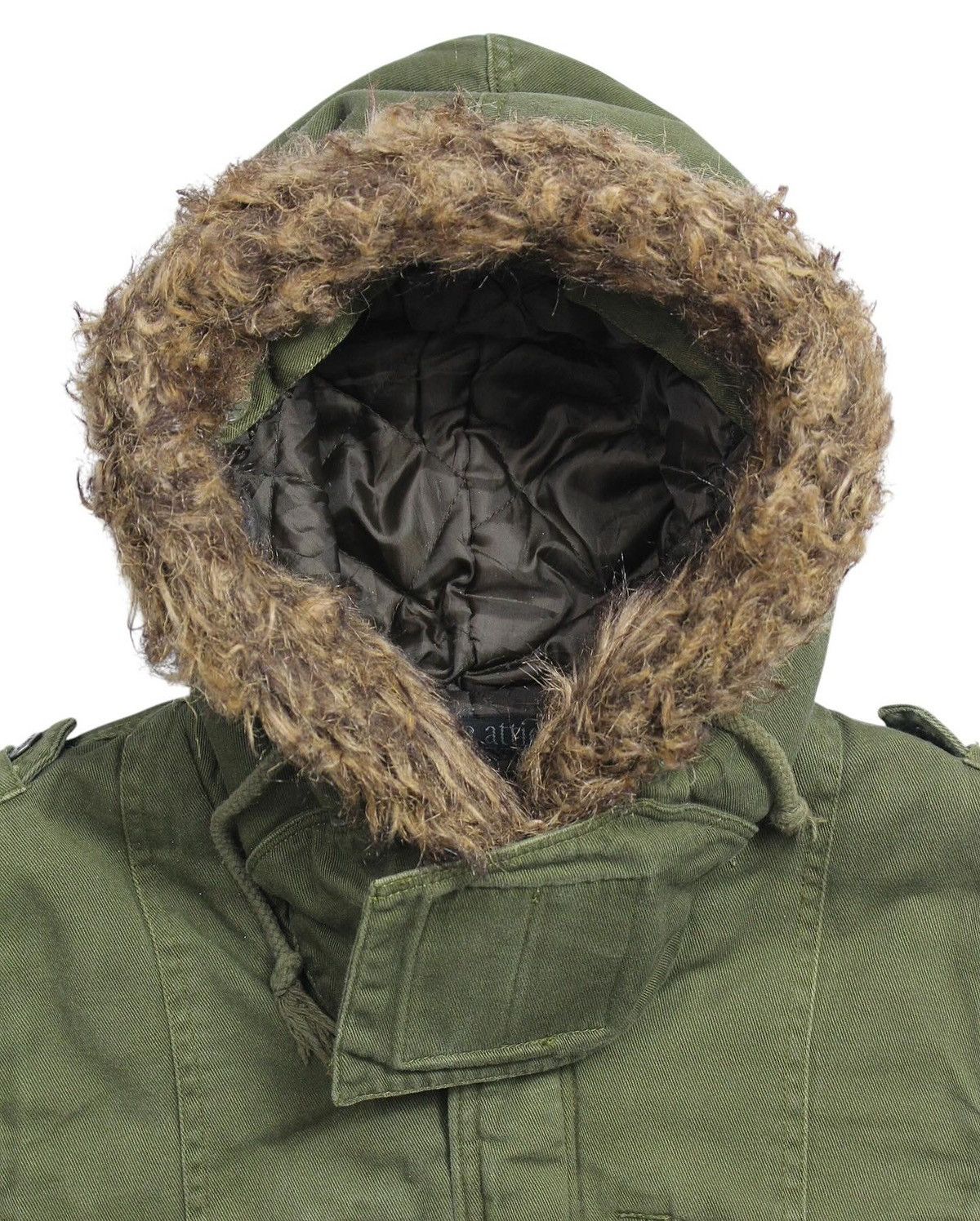 In The Attic 2000S IN THE ATTIC FUR HOOD PARKA JACKET Size US M / EU 48-50 / 2 - 2 Thumbnail