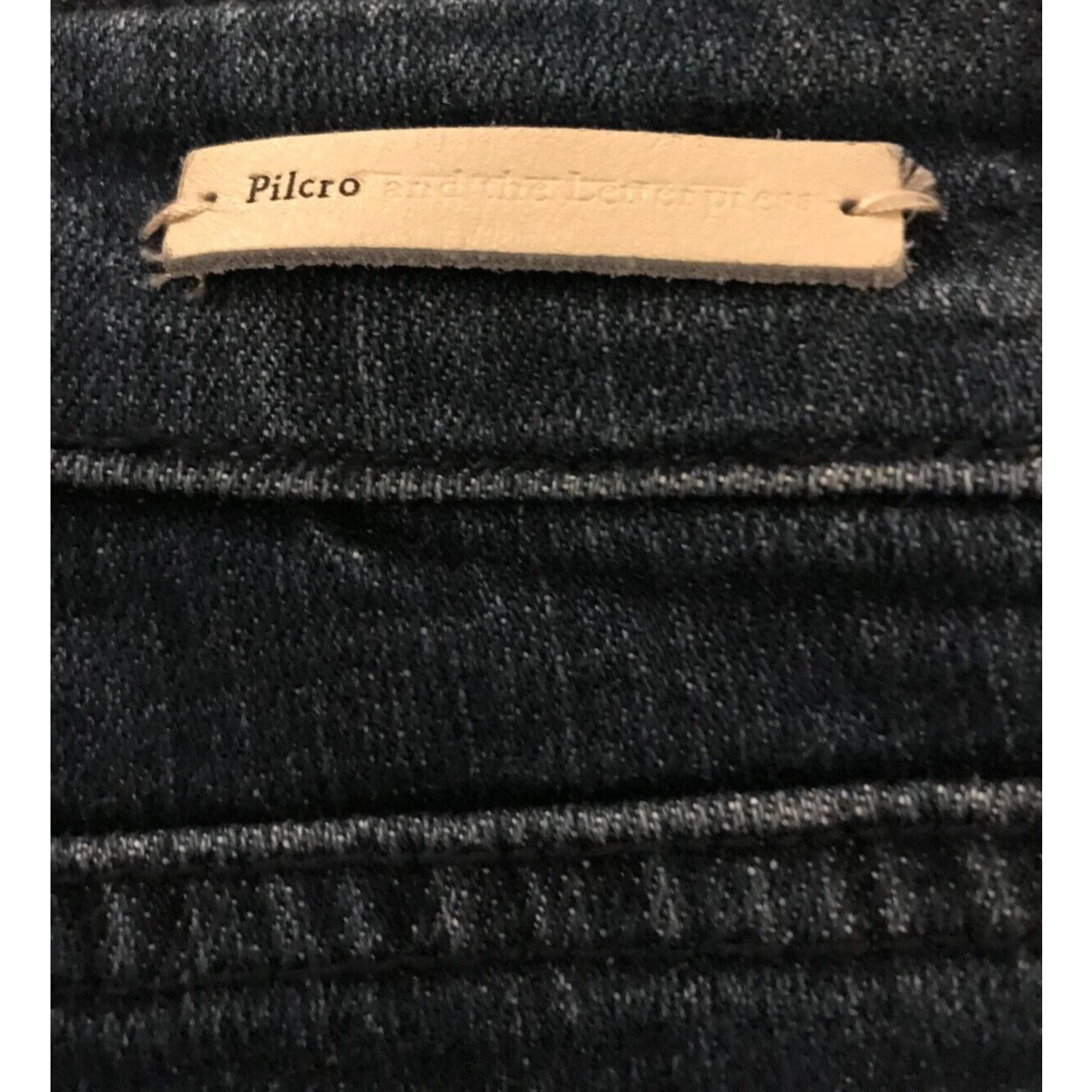 Anthropologie Anthropologie Pilcro & the Letterpress Sequin Slim Jeans Size 26" / US 2 / IT 38 - 8 Thumbnail
