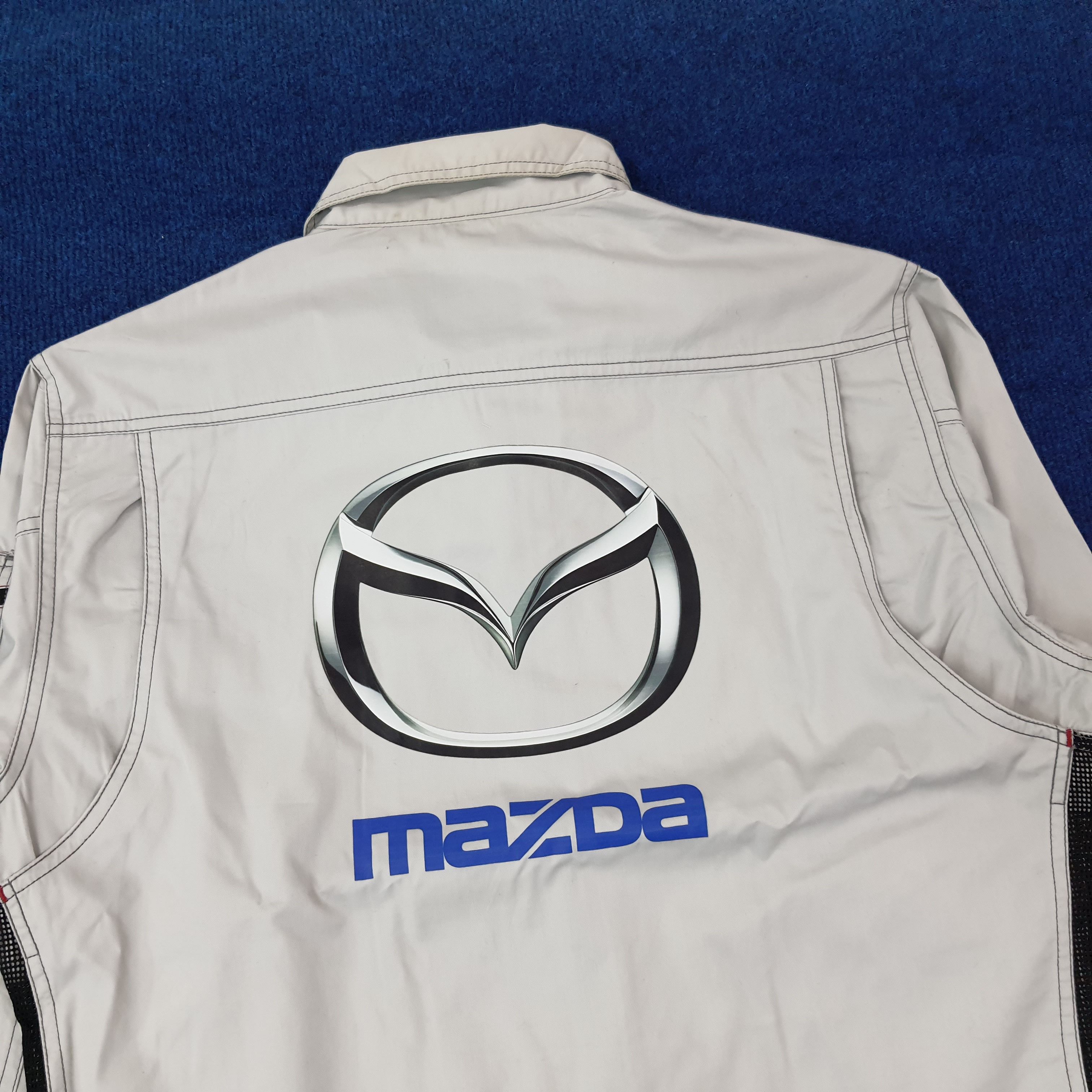 Japanese Brand Vintage Mazda Japan Motorsports Racing Custom Jacket C251N23 Size US M / EU 48-50 / 2 - 2 Thumbnail