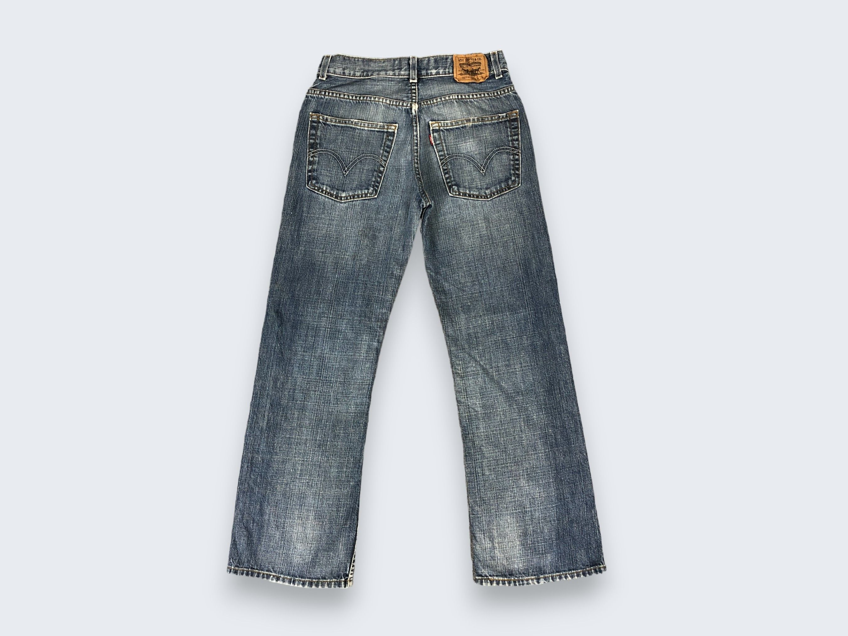 Levi's × Vintage Womens Vintage Levis 527 Jeans Boot Cut Flare L876W Size 30" / US 8 / IT 44 - 4 Thumbnail