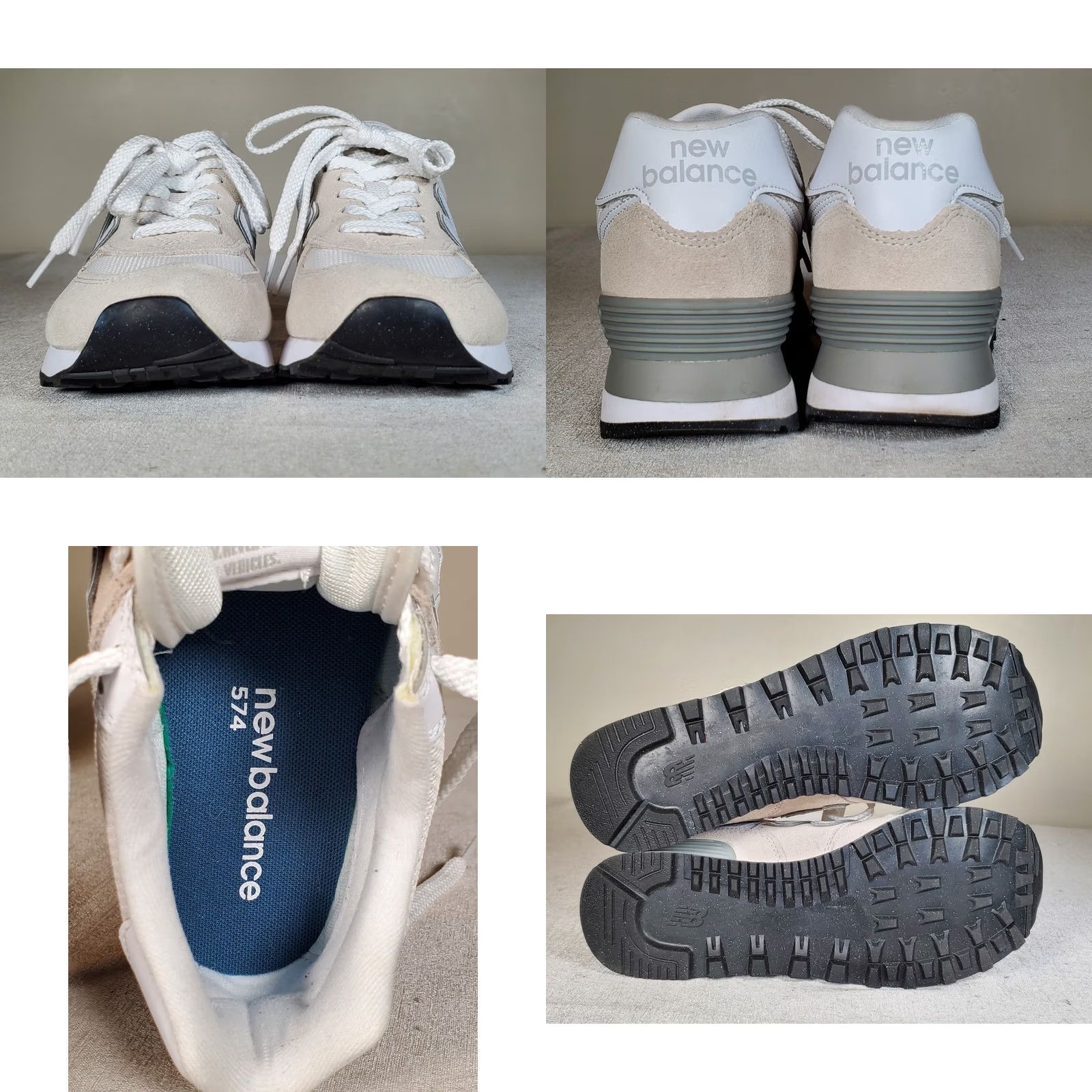 New Balance New Balance 574 Core Sneakers WL574EVW Nimbus Cloud / White Womens US 6.5 B Size US 7 / IT 37 - 8 Thumbnail