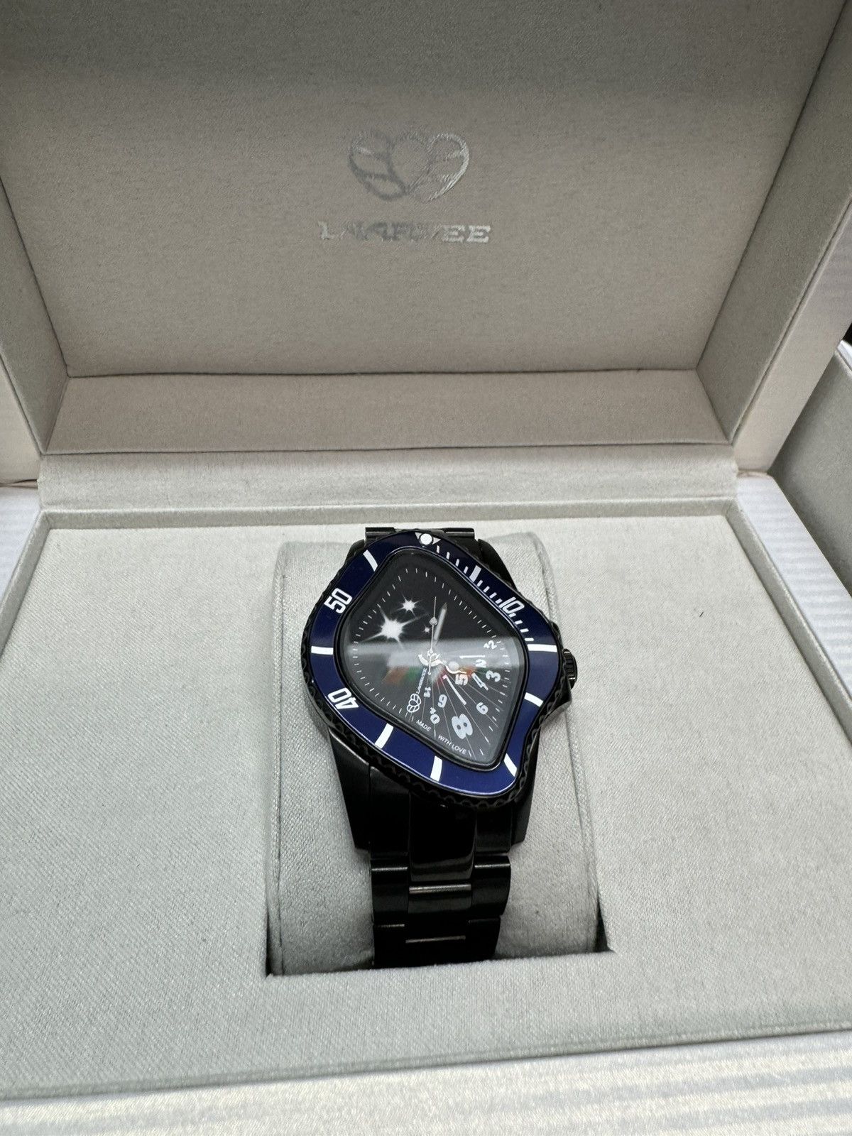 LAARVEE LAARVEE PEA001R (LIMITED) PVD BLK: BLACK BEZEL & BLACK DIAL Size ONE SIZE - 1 Thumbnail