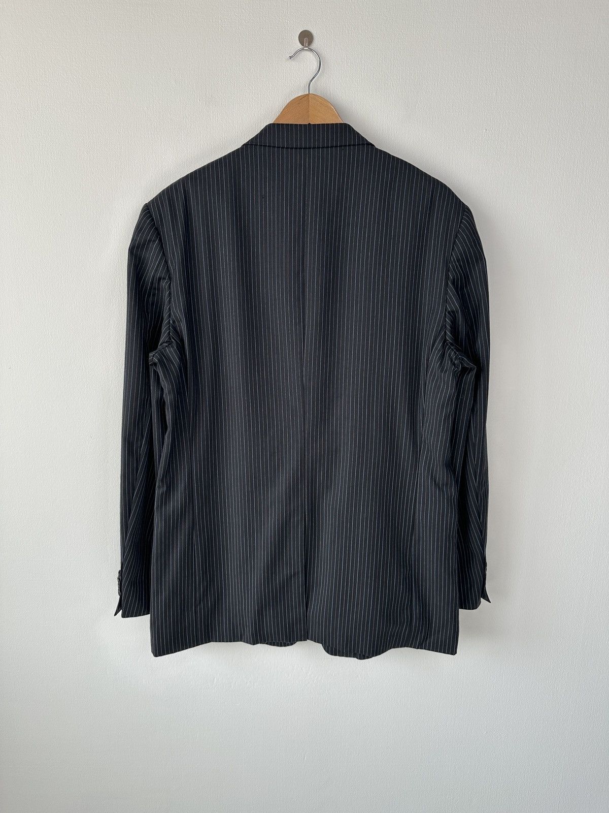 Versace VERSACE COLLECTION Super 100’S Wool Pinstripe Blazer Jacket Size 44R - 2 Thumbnail