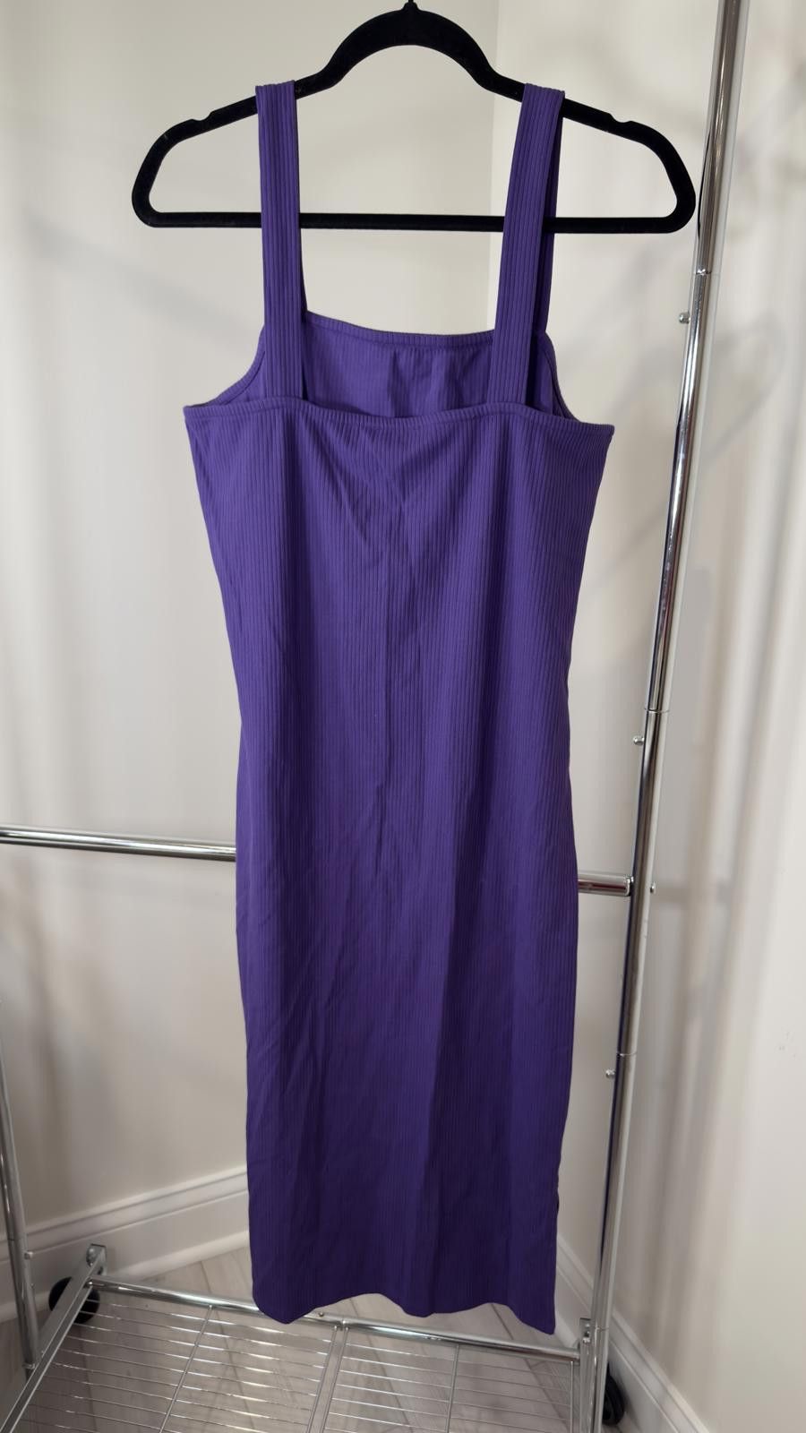 Designer The Drop Women's Purple Midi Dress - Size L Size L / US 10 / IT 46 - 2 Thumbnail