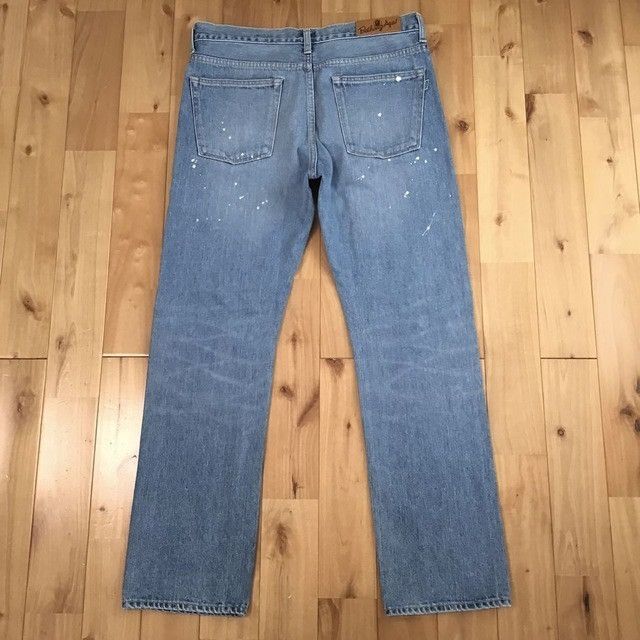Bape BAPE DAMAGED Rope logo TYPE5 Slim taper denim pants ★size L Size US 34 / EU 50 - 3 Thumbnail
