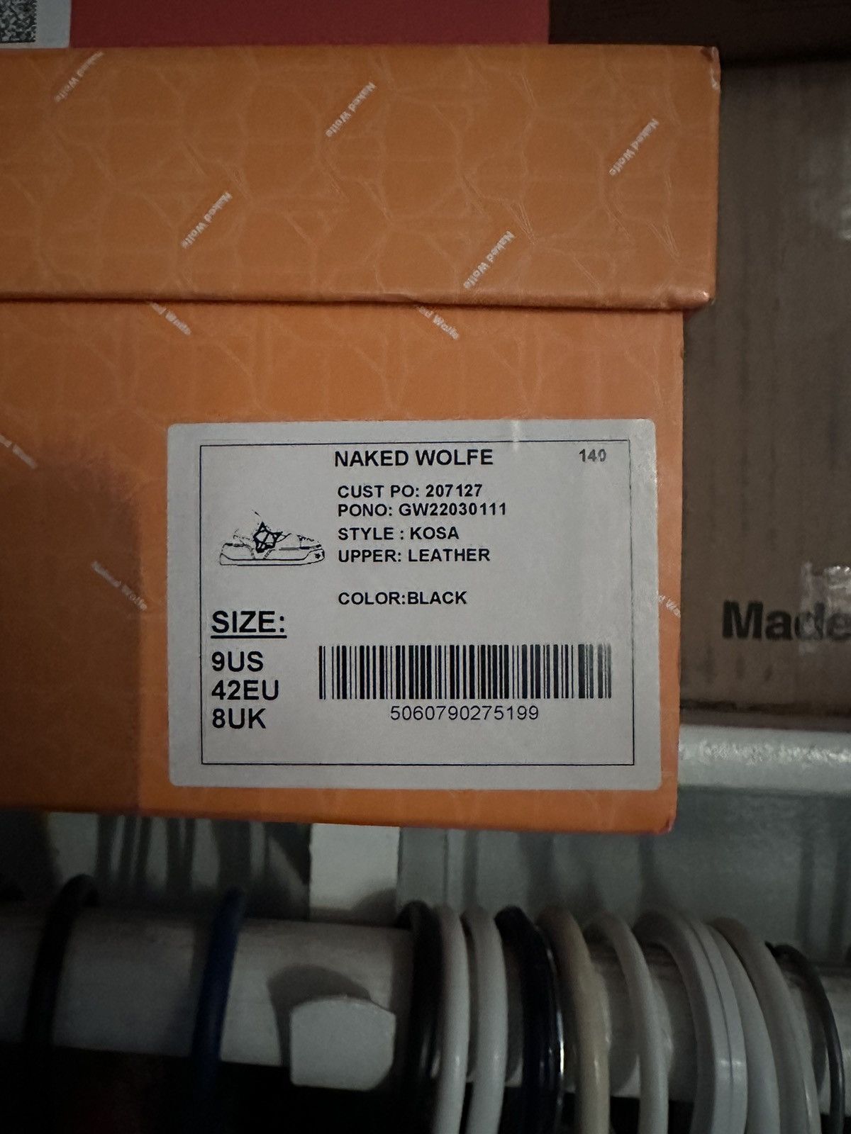 NAKED WOLFE NAKED WOLFE KOSA BLACK Size US 9 / EU 42 - 6 Thumbnail