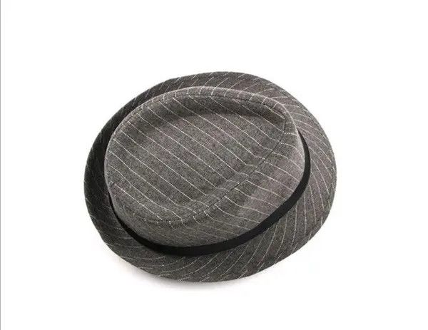 Japanese Brand Stripe fedora hat Size ONE SIZE - 3 Thumbnail
