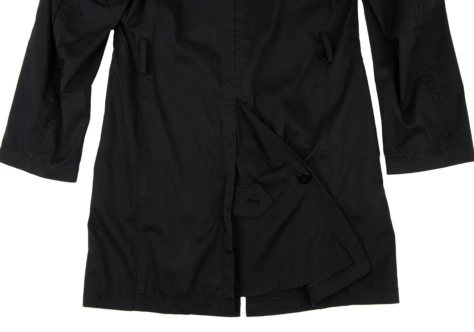 Jean Paul Gaultier Cotton Nylon Stitch Design Coat in Black Size 46 Size US S / EU 44-46 / 1 - 17 Thumbnail