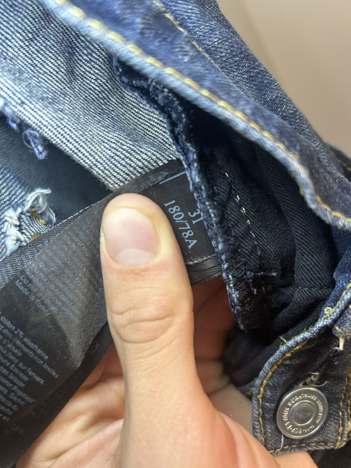 Allsaints All Saints faded blue jeans Size US 31 - 13 Thumbnail