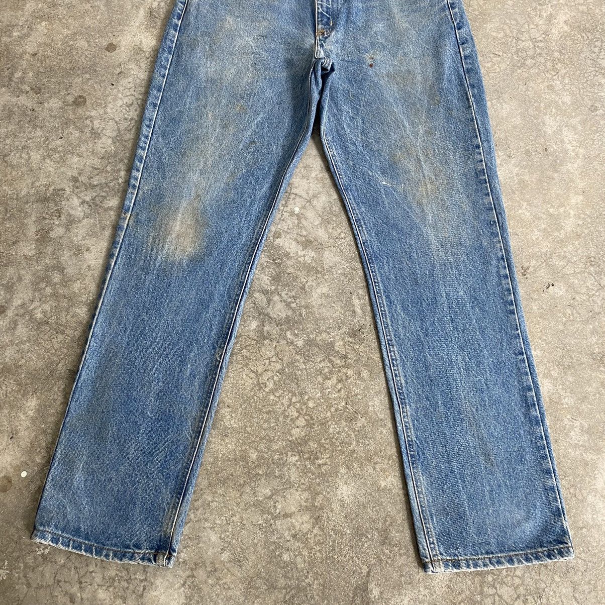Carhartt Vintage Carhartt Traditional Fit Faded Dirty Jeans Size US 35 - 3 Thumbnail