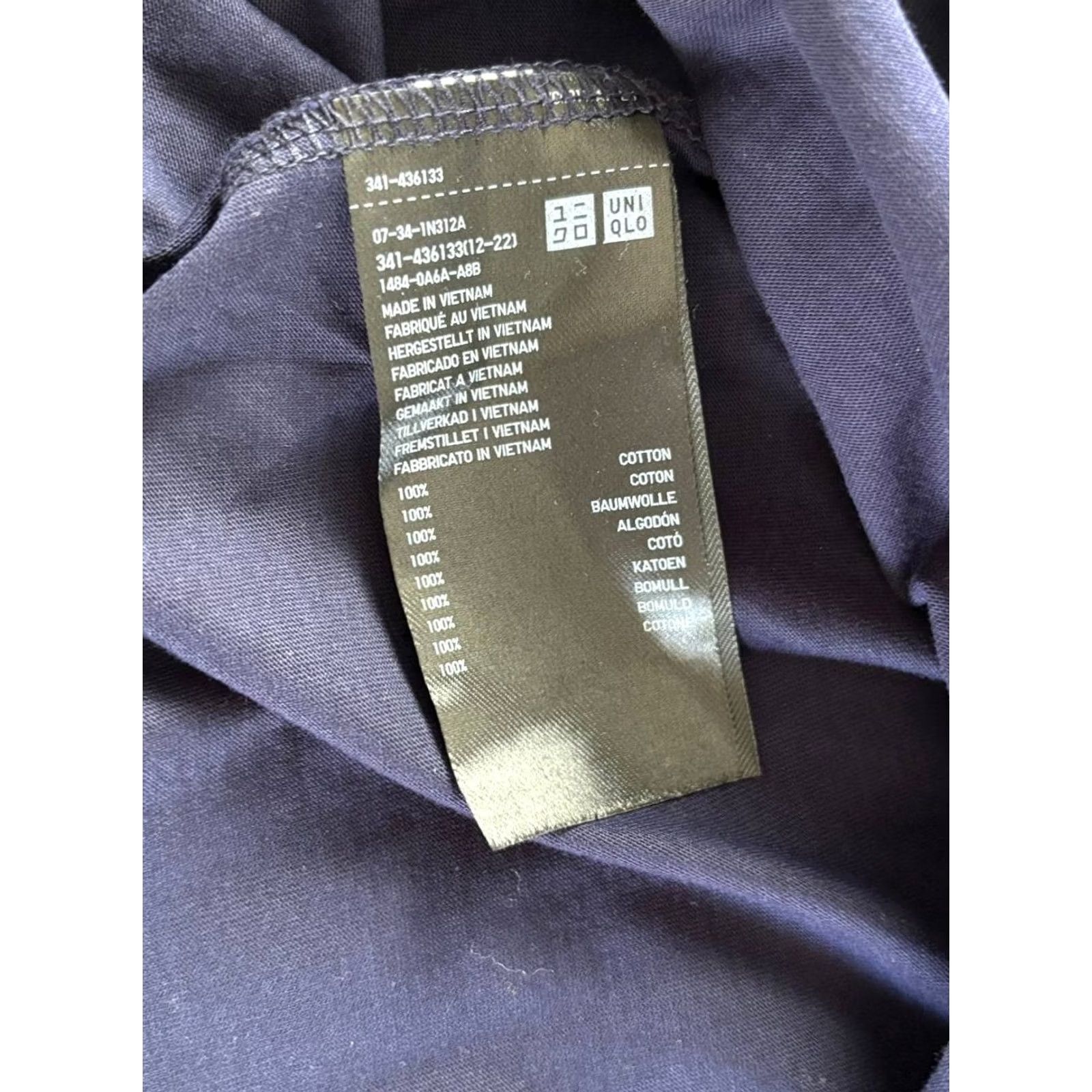 Uniqlo Uniqlo +J Jil Sander T-Shirt Size S Blue Cotton Crew Neck Short Sleeve Mens Size US S / EU 44-46 / 1 - 4 Thumbnail