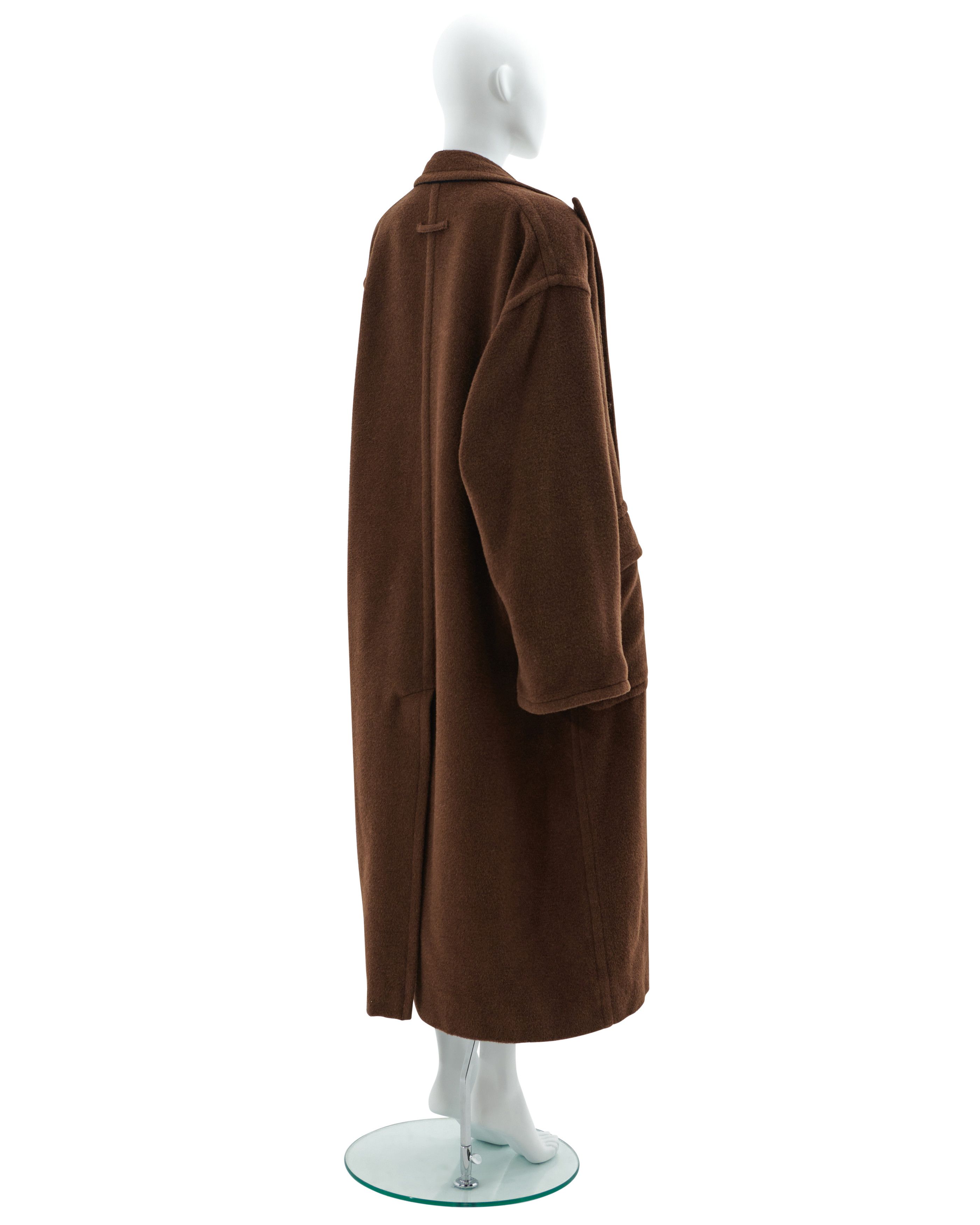 Jean Paul Gaultier F/W 1994 ‘Le Grand Voyage’ Caramel wool coat Size S / US 4 / IT 40 - 5 Thumbnail