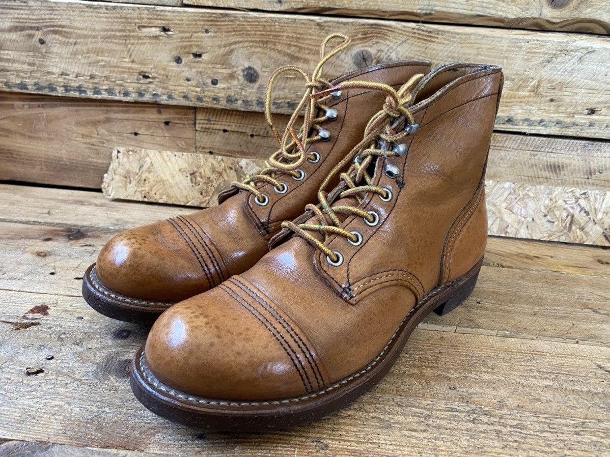 Wing Iron Iron Ranger Cork Sole Wing Boots Red Wing Iron Ranger Leather  Laces Red Wing Iron Ranger