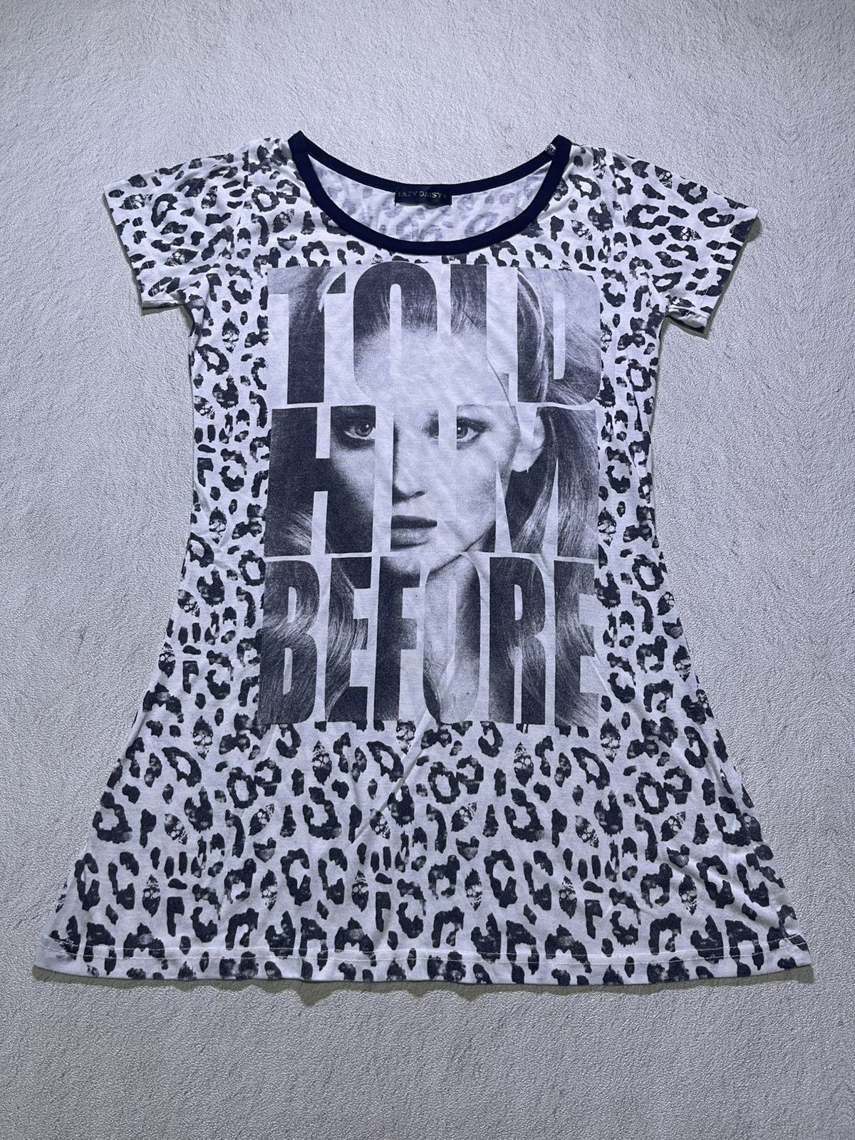 Japanese Brand Y2K LAZY DAISY short sleeve tshirt women's Size S / US 4 / IT 40 - 1 Thumbnail